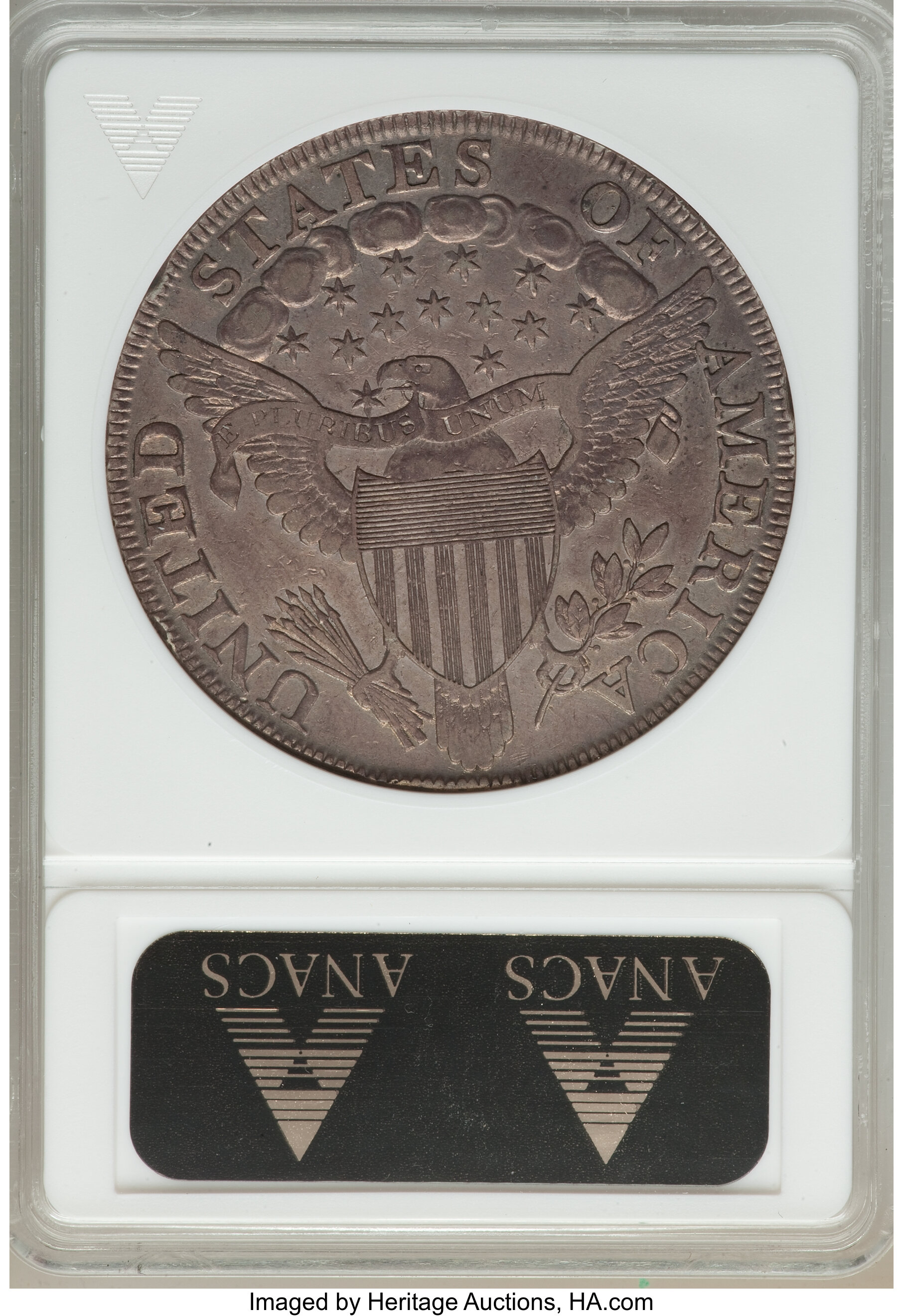 1801 $1  B-2, BB-212 VF35 CAC thumbnail 2