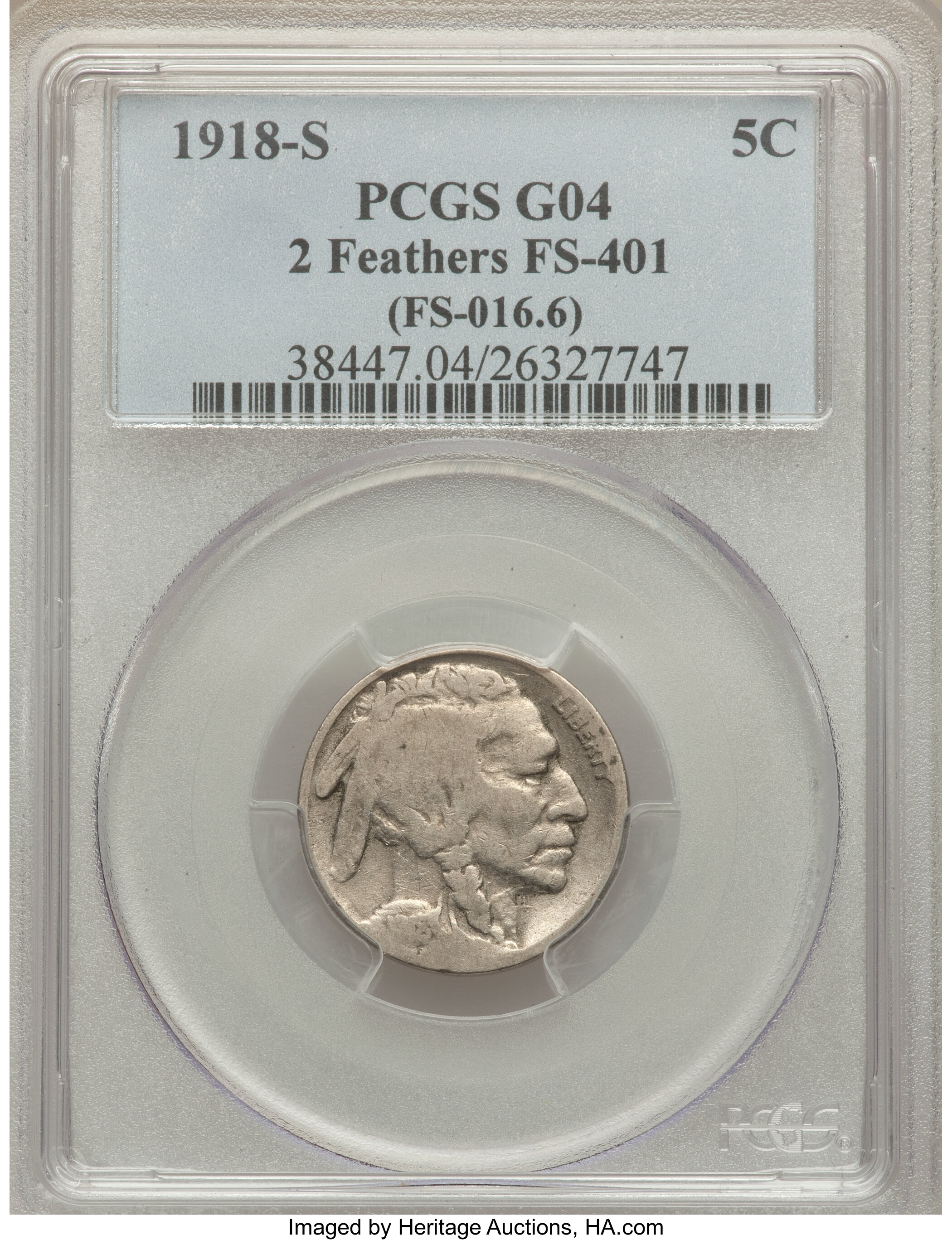 1917-S 5c 2 Feathers, FS-401 F15 thumbnail 19