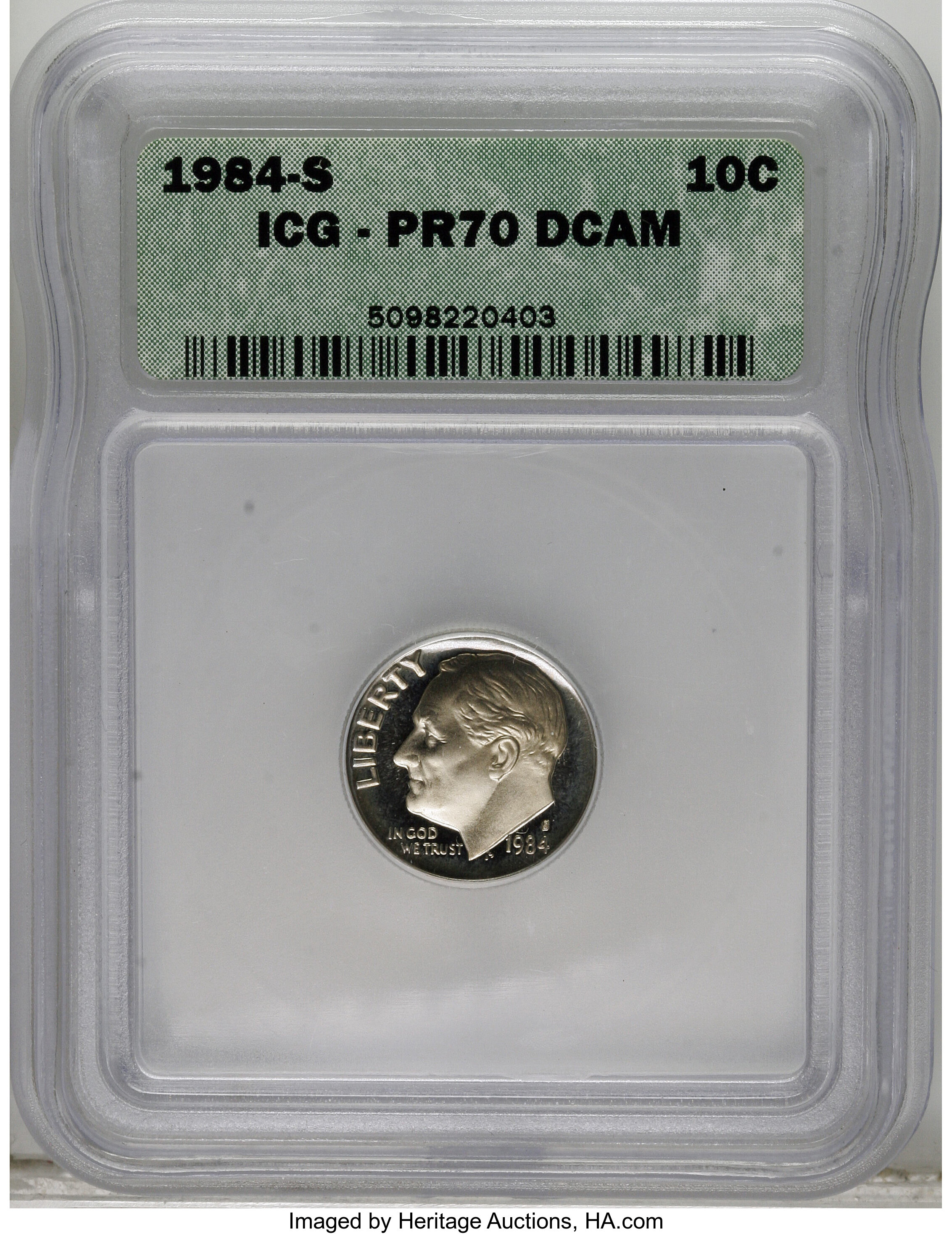 1984-S 10c PR DCAM AU55 DCAM CAC thumbnail 24
