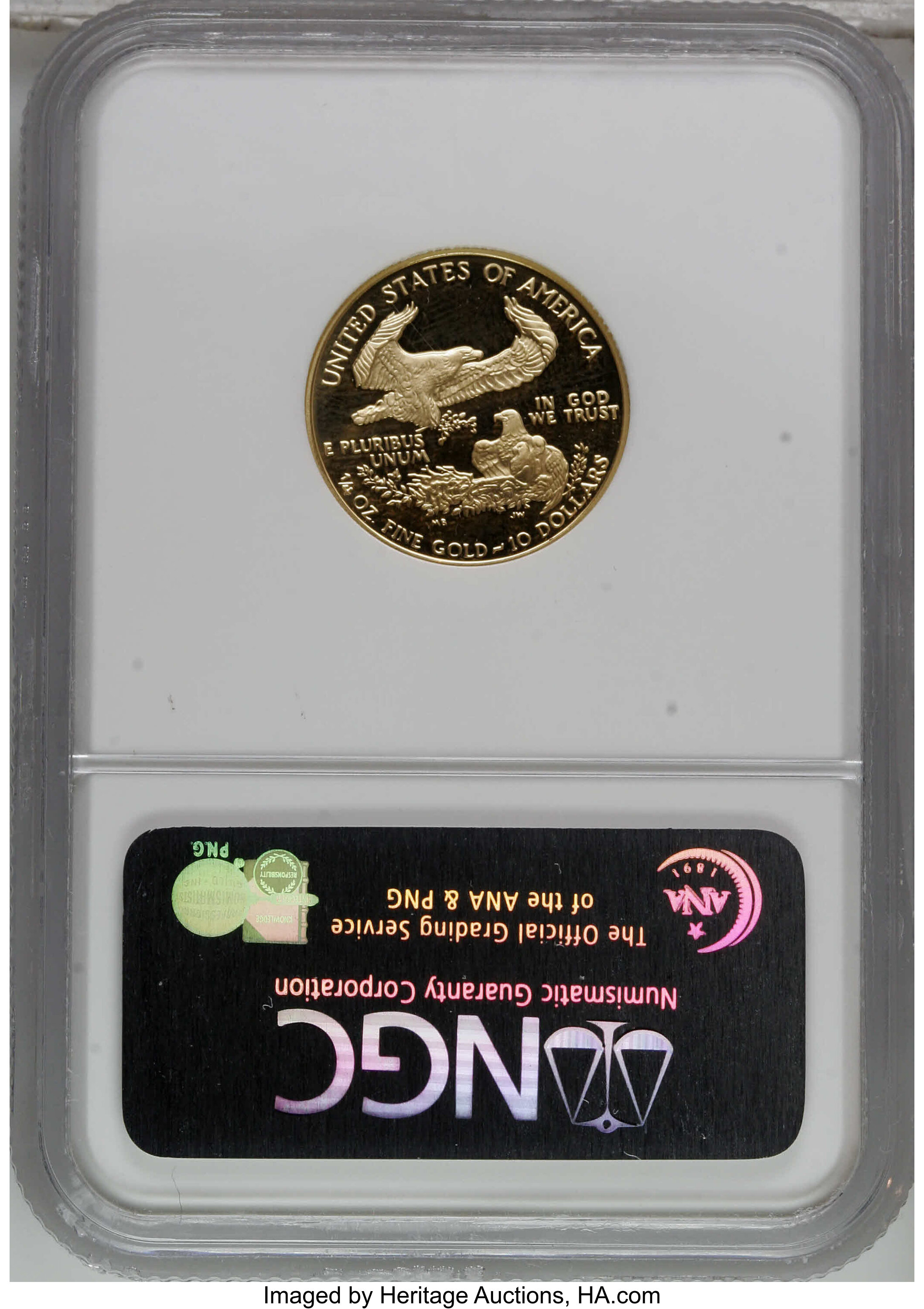1992-P $10  Gold Eagle PR DCAM PR66 DCAM thumbnail 2