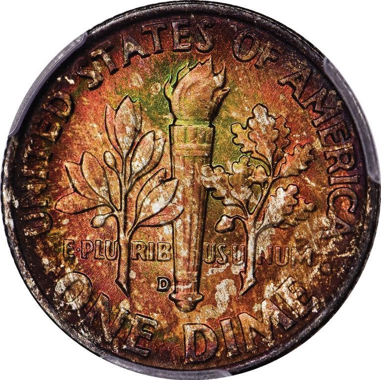1952-D 10c MS FB MS66 FB thumbnail 2
