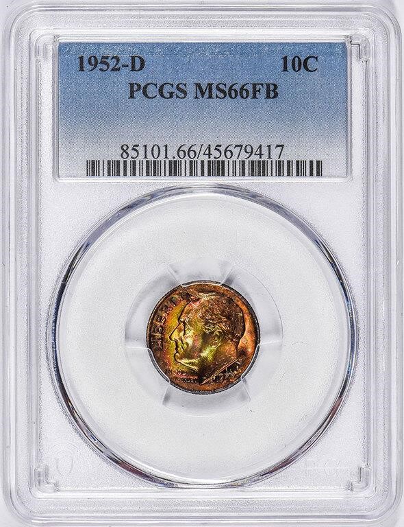 1952-D 10c MS FB MS66 FB thumbnail 3