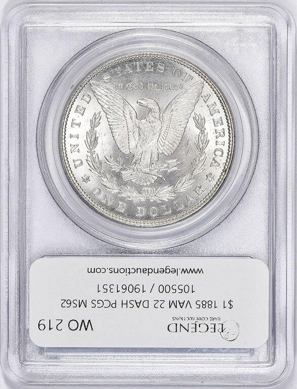 1885 $1  Dash, VAM-22 VF20 thumbnail 12
