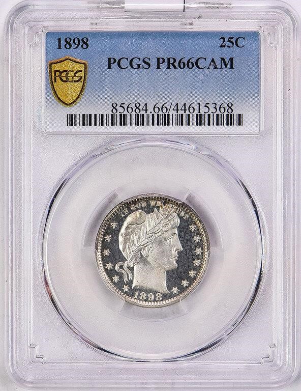 1898 25c PR CAM PR66 CAM CAC thumbnail 5