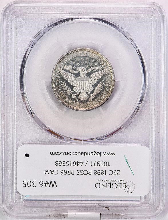 1898 25c PR CAM PR66 CAM CAC thumbnail 6