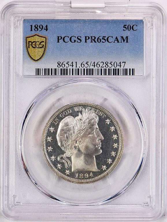1894 50c PR CAM PR65 CAM CAC thumbnail 4
