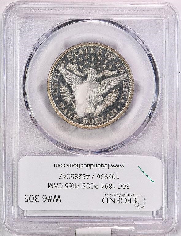 1894 50c PR CAM PR65 CAM CAC thumbnail 5