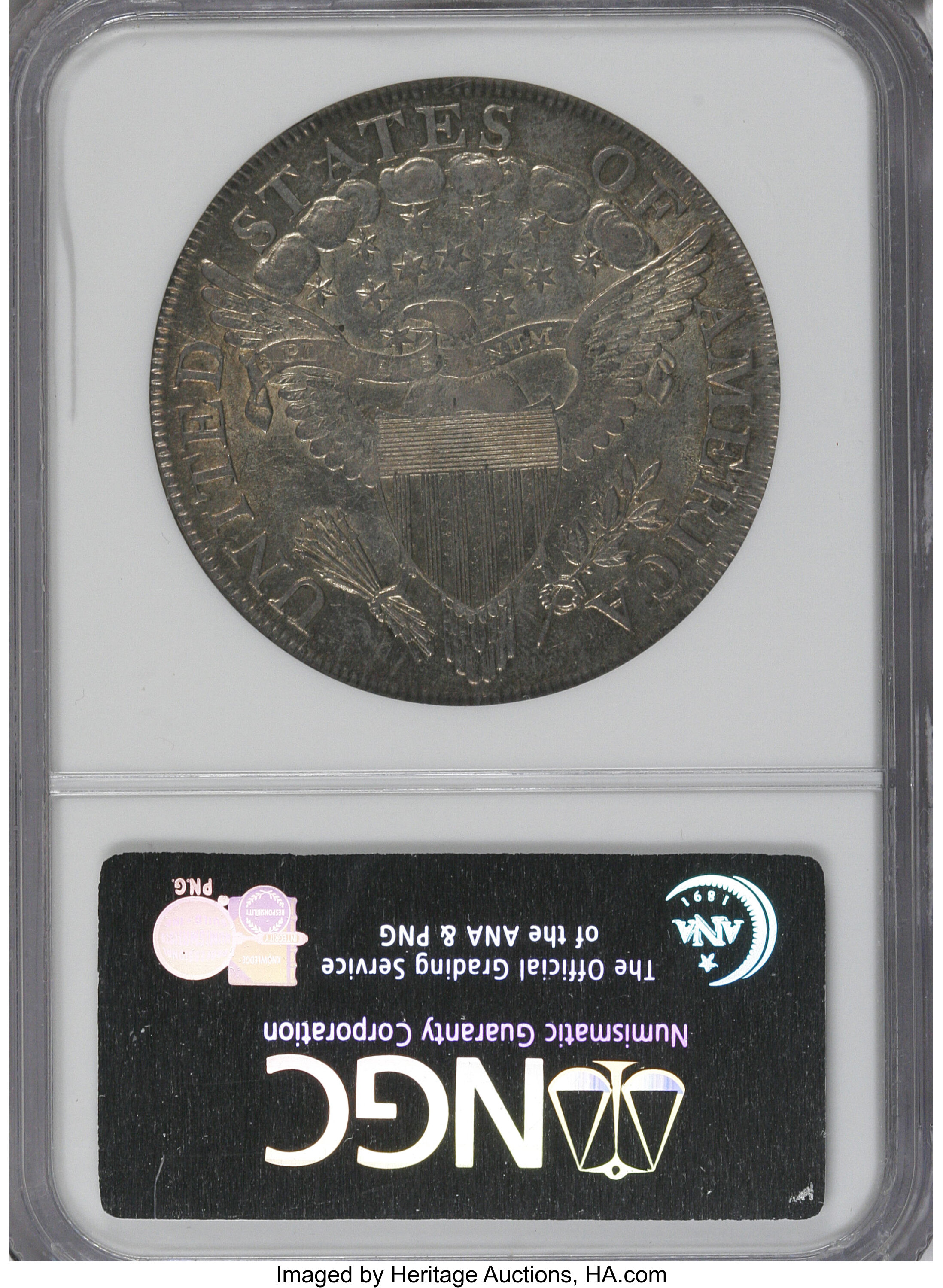 1799/8 $1  13 Stars Reverse, B-2, BB-143 AU50 thumbnail 25