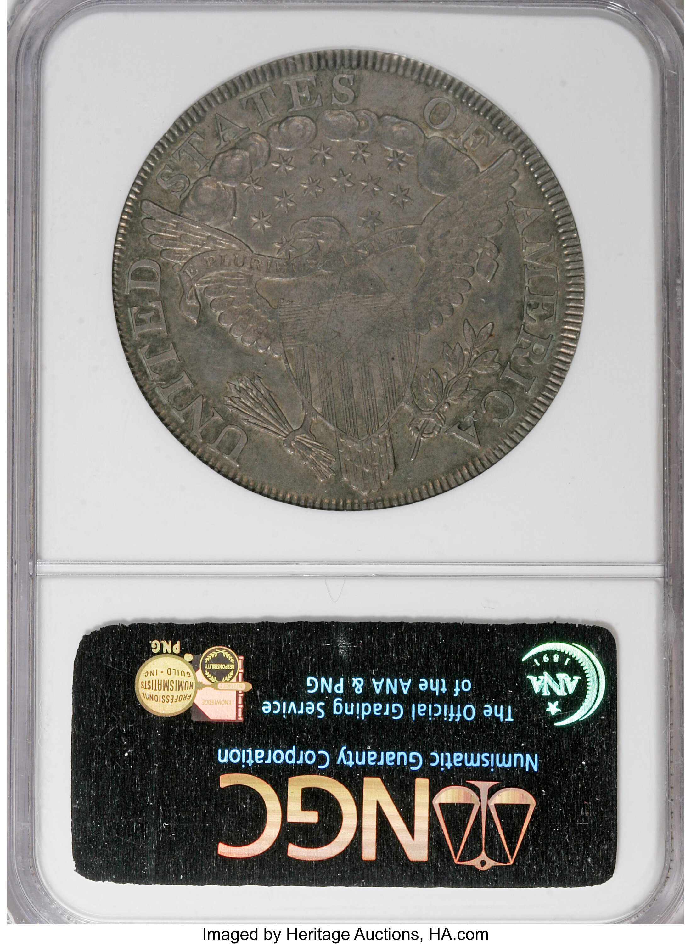 1799 $1  Irregular Date, 15 Stars, B-4, BB-153 MS60 thumbnail 24
