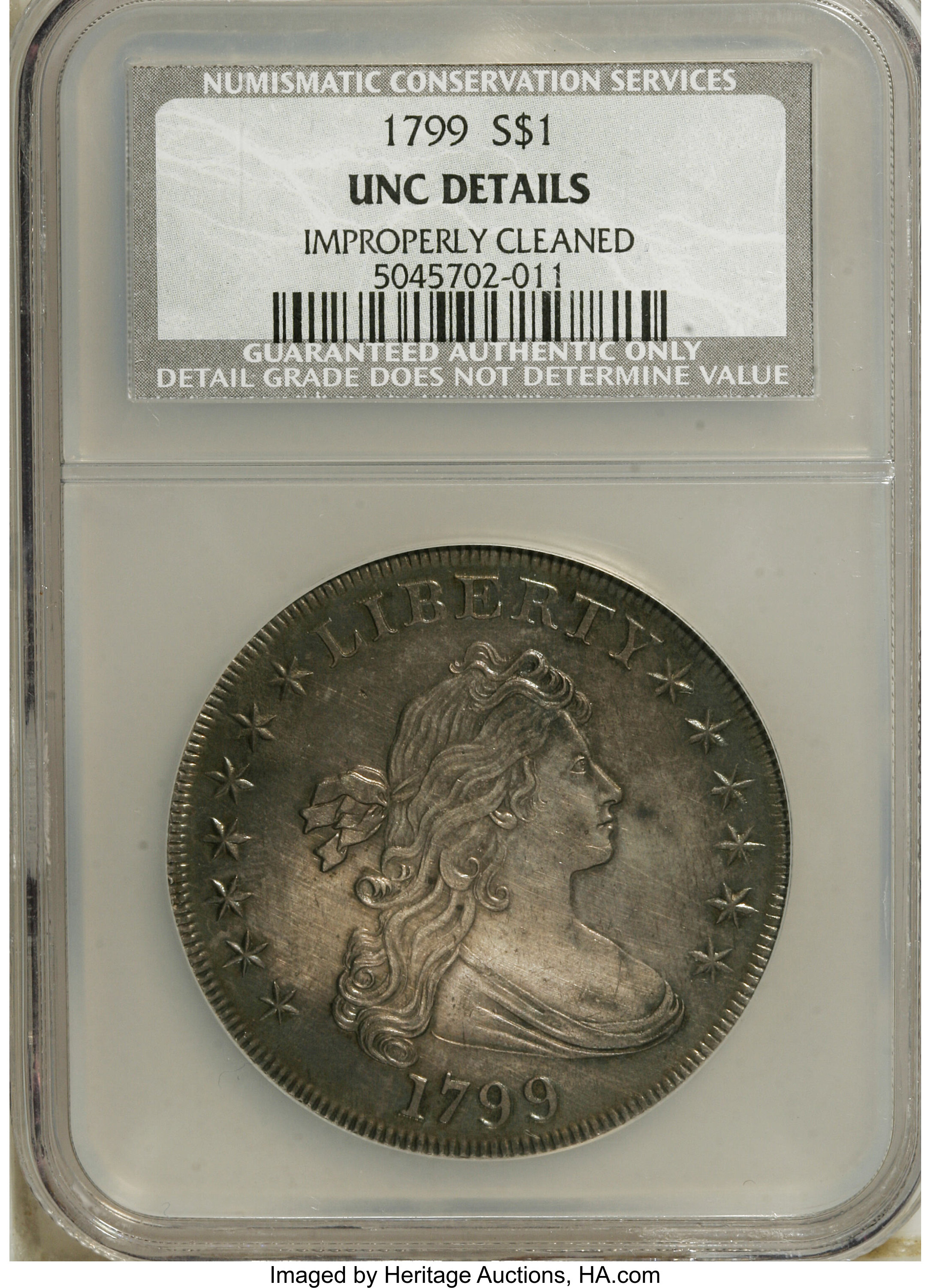 1799 $1  7x6 Stars, B-10, BB-163 MS66 CAC thumbnail 12