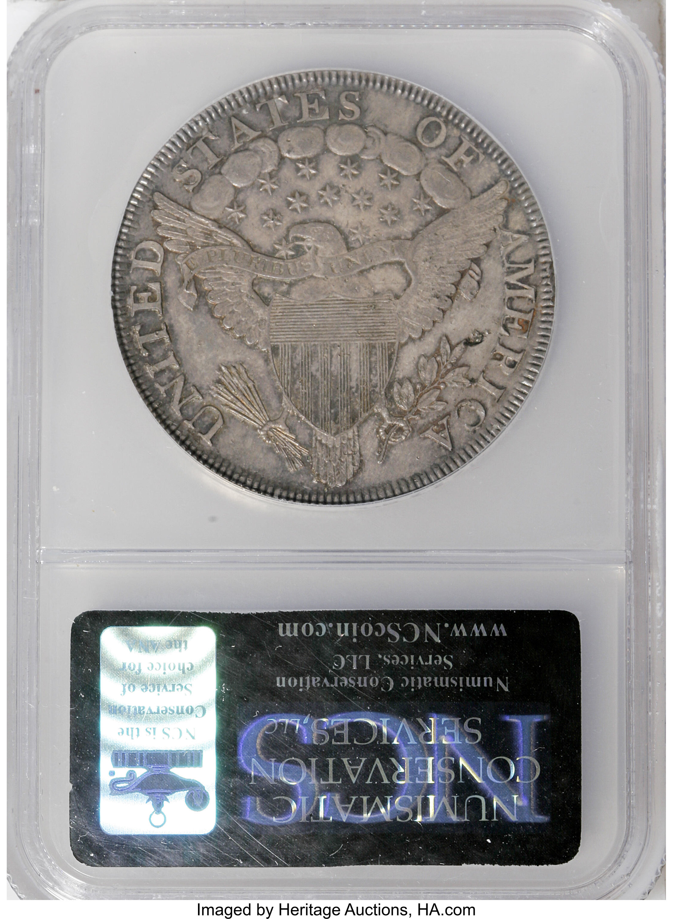 1800 $1  B-2, BB-182 AU58 thumbnail 2