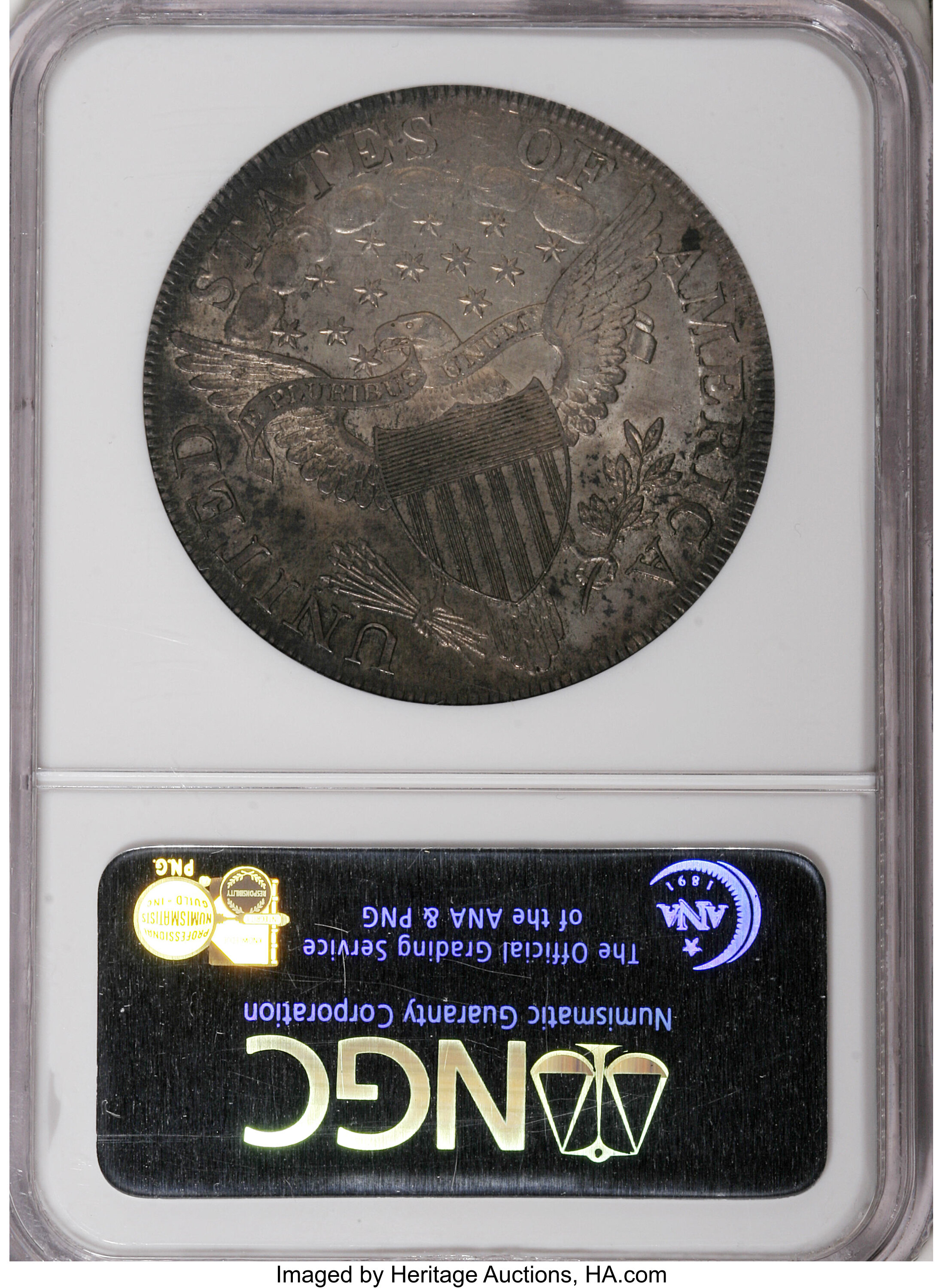 1802/1 $1  Wide Date, B-3, BB-234 MS62 thumbnail 4