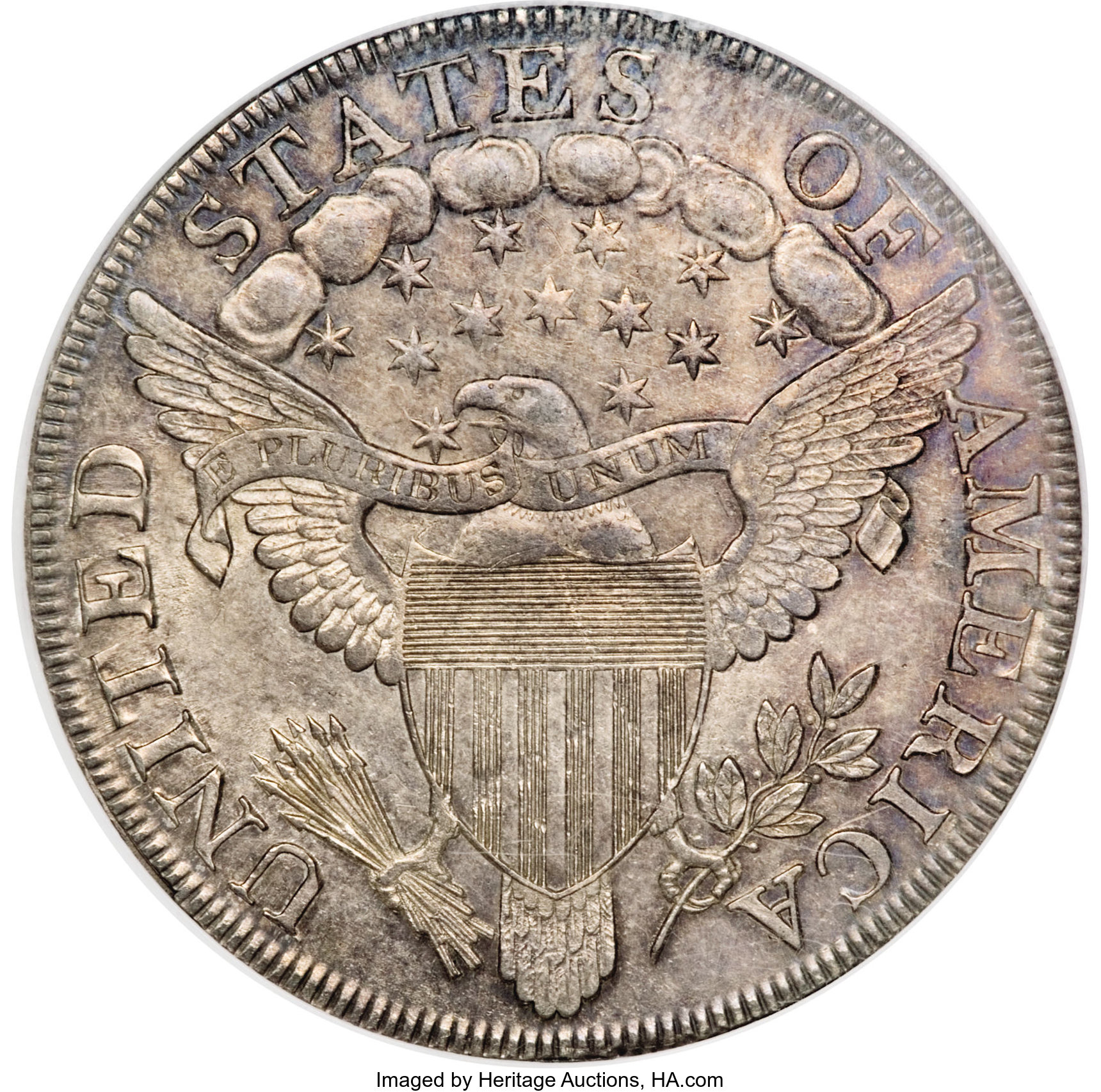 1803 $1  Small 3, B-4, BB-254 MS61 thumbnail 9