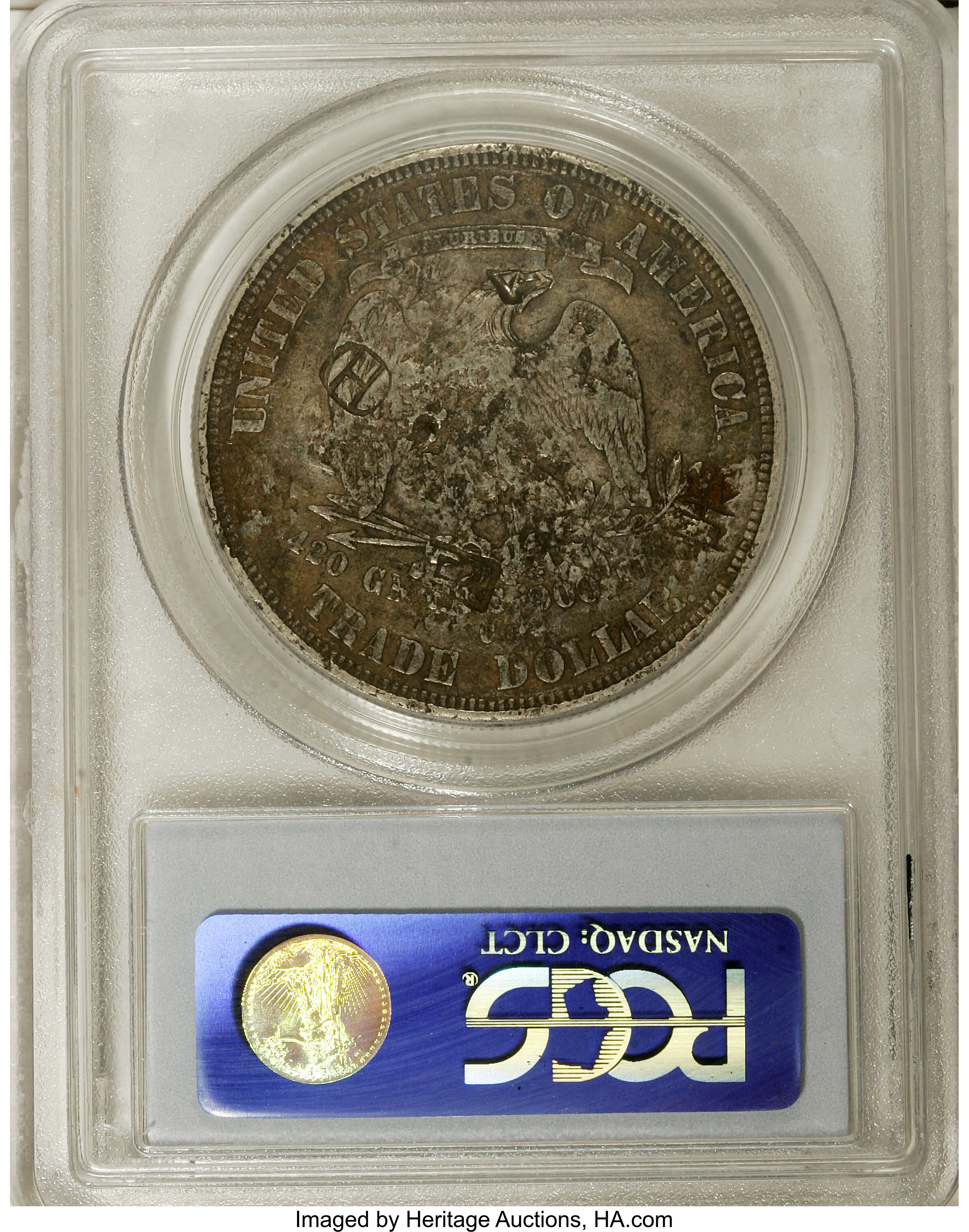 1876-CC Trade$ Chopmarked VF25 CAC thumbnail 16