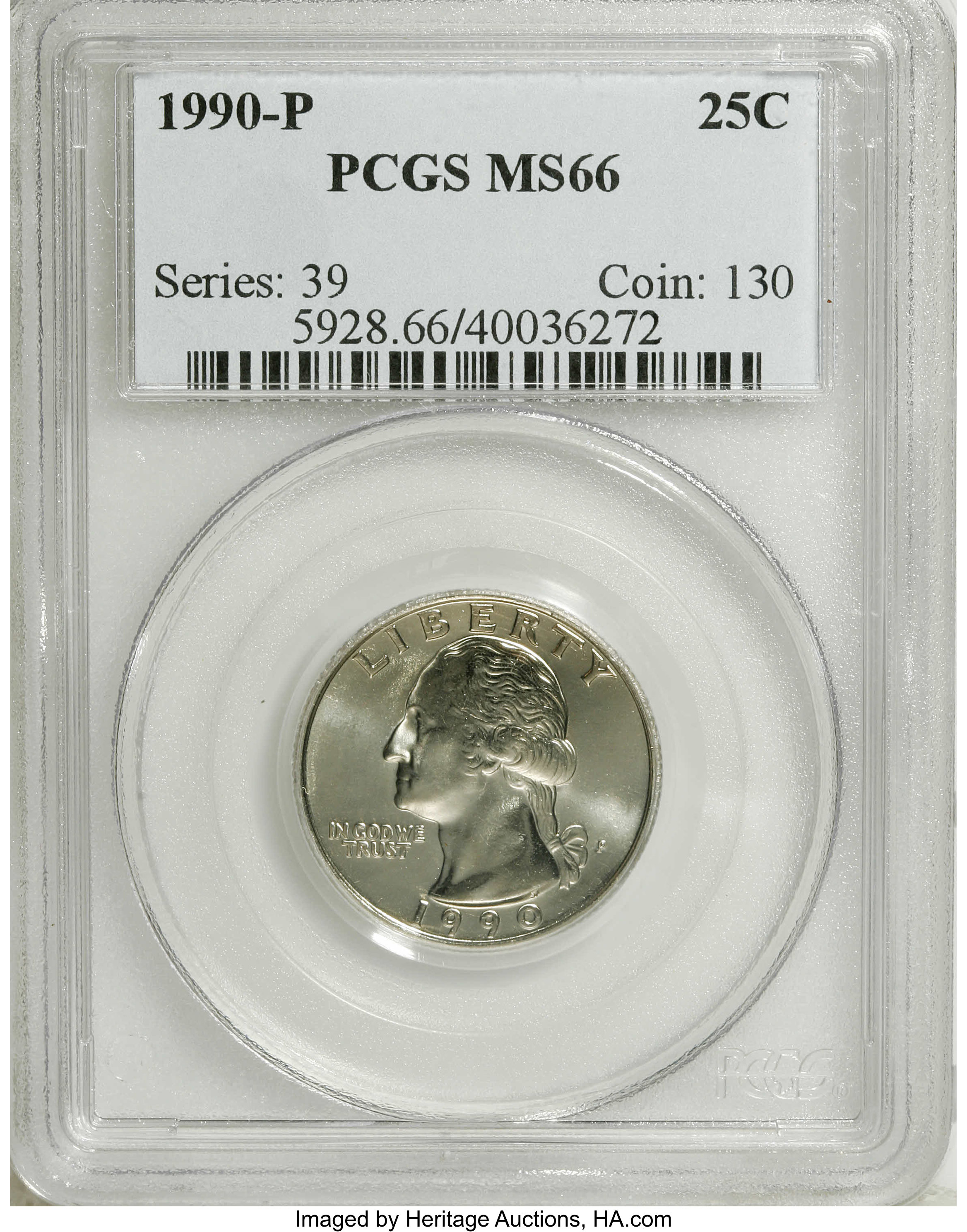 1990-P 25c MS66 thumbnail 15