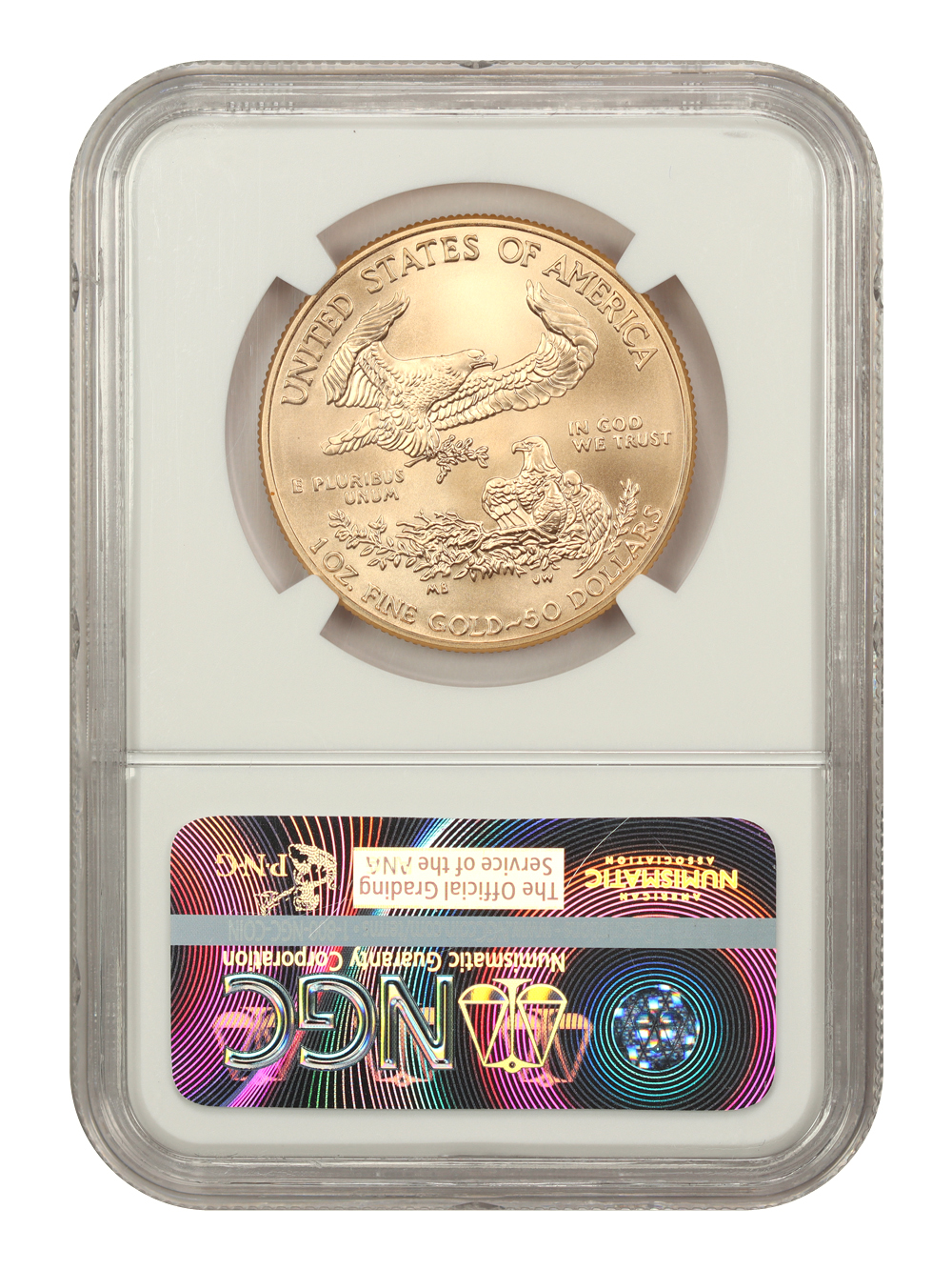 2016 G$50  Gold Eagle, 30th Anniversary MS thumbnail 10