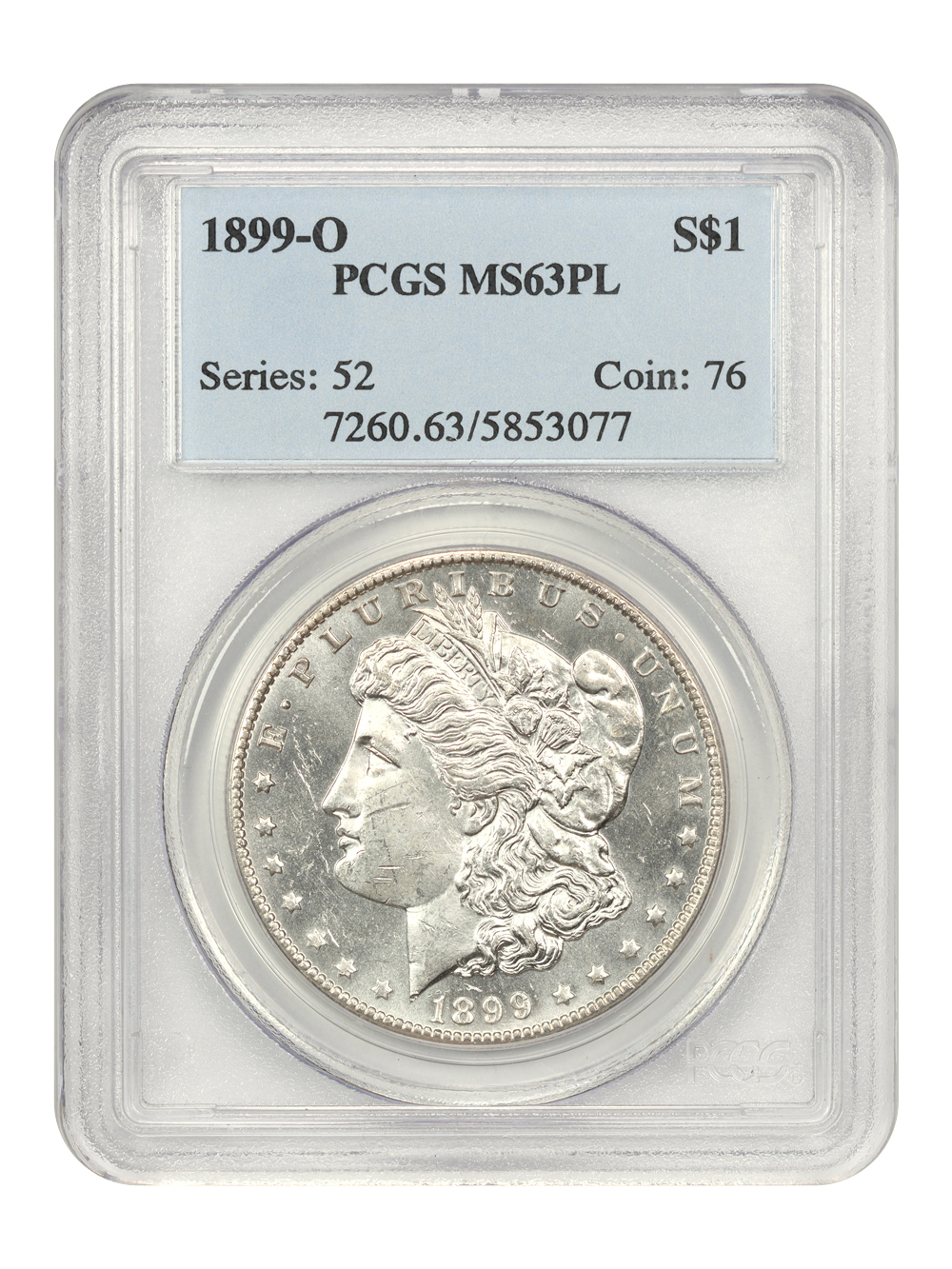 1899-O $1  MS PL AU53 PL thumbnail 10
