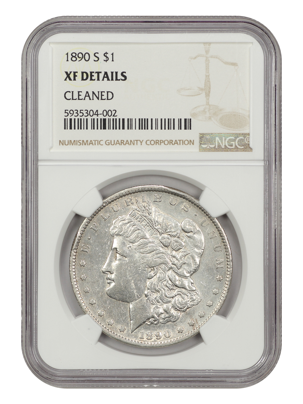 1890-S $1 VG10 CAC thumbnail 5