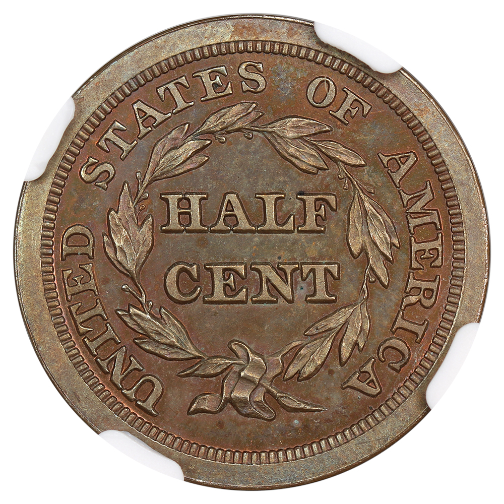 1847 1/2c Restrike, Reverse of 1856 PR BN thumbnail 19