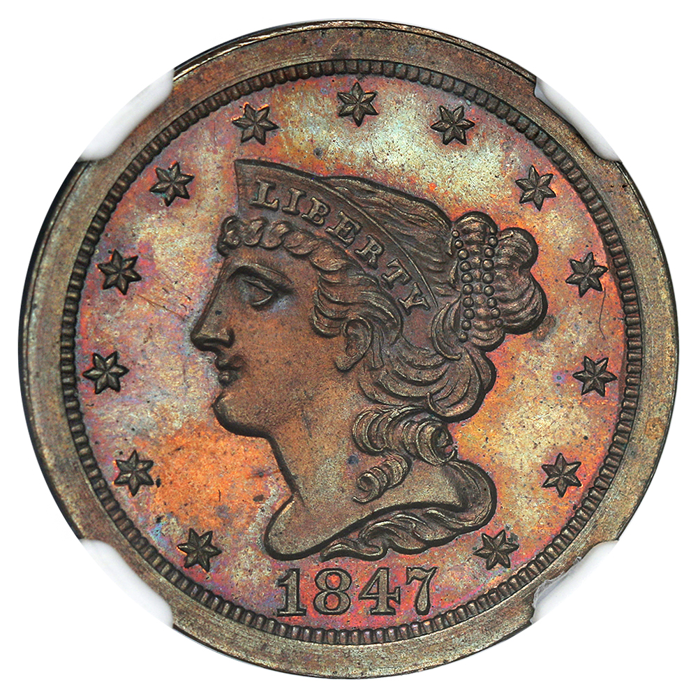 1847 1/2c Restrike, Reverse of 1856 PR BN thumbnail 16