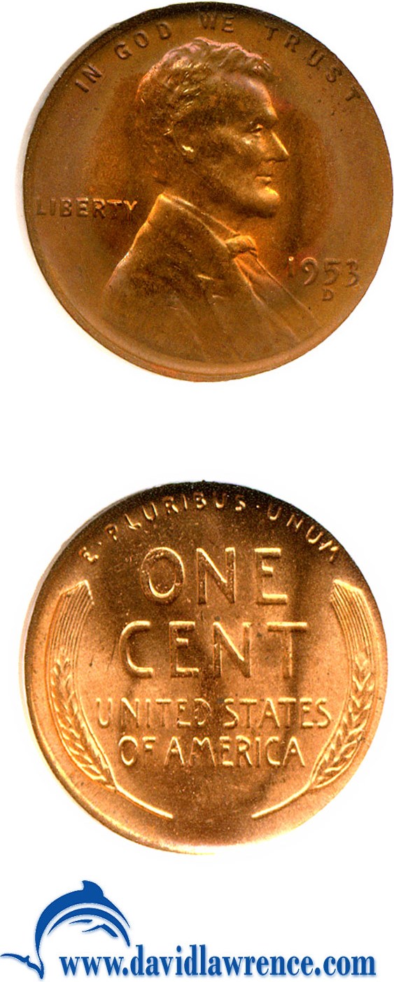 1953-D 1c MS RB MS66 RB thumbnail 21