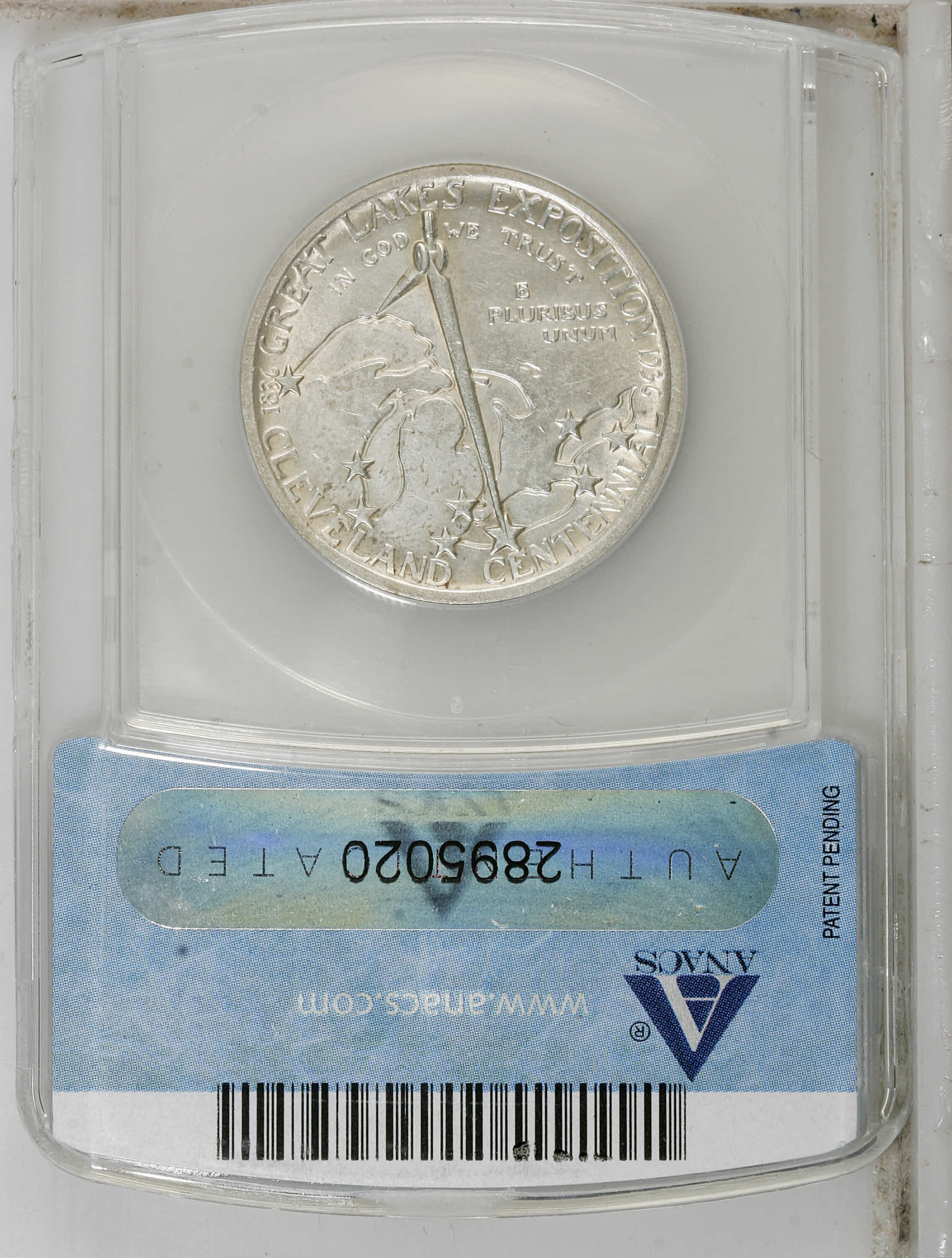 1936 50c Cleveland - Great Lakes Expo AU55 thumbnail 2