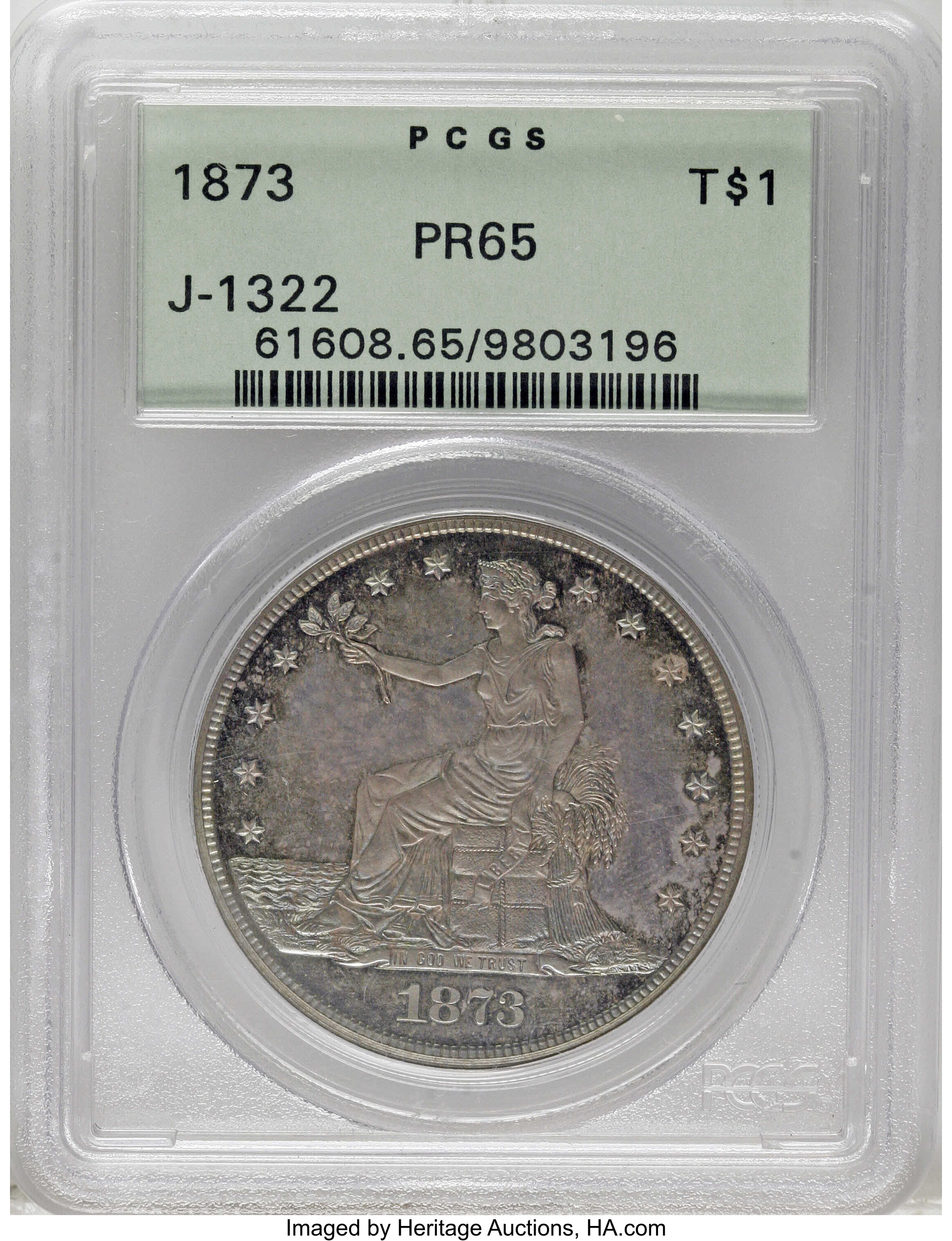 1873 PT$1 Silver, J-1322 PR thumbnail 19
