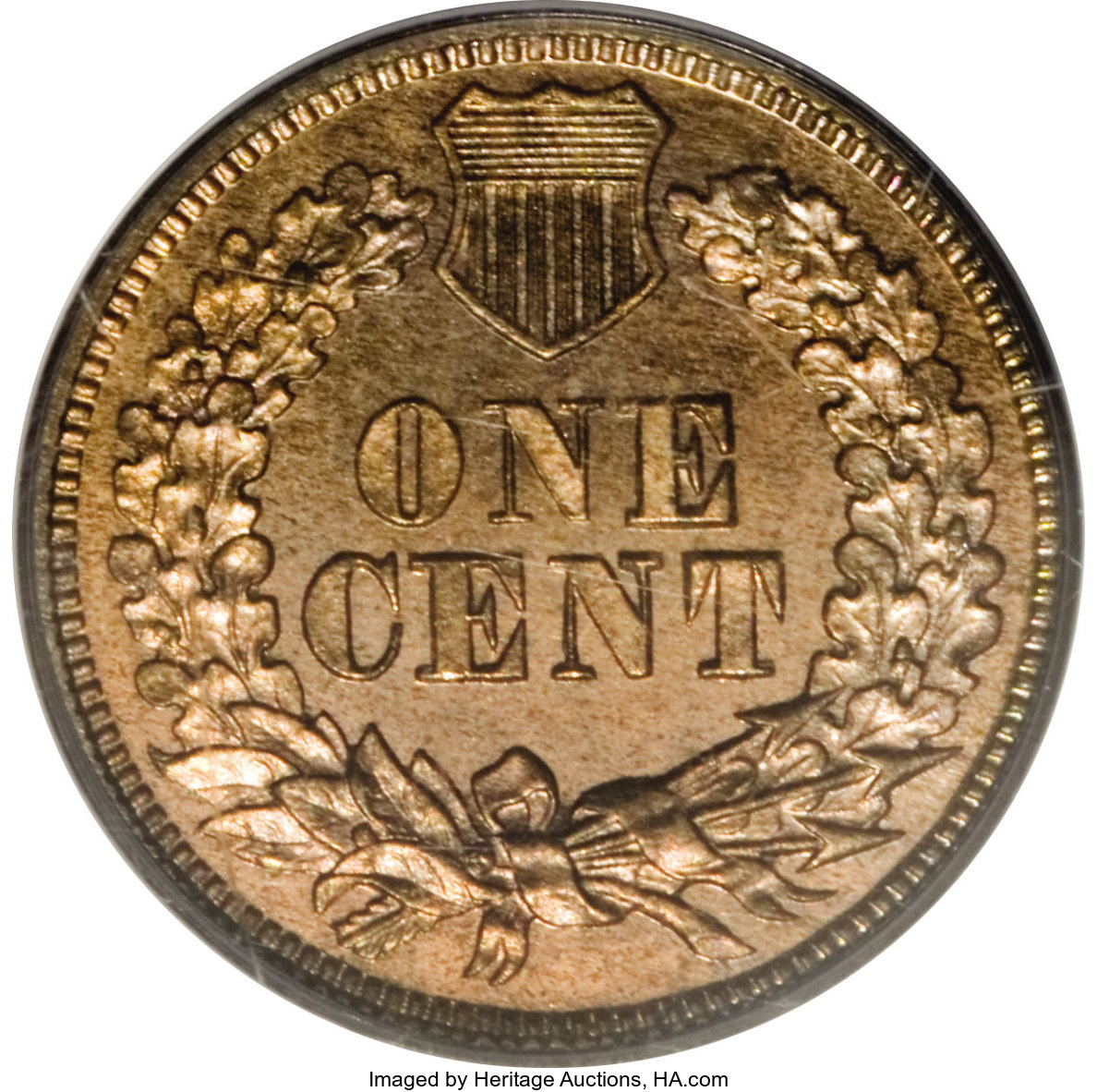 1864 1c Bronze PR RD thumbnail 10