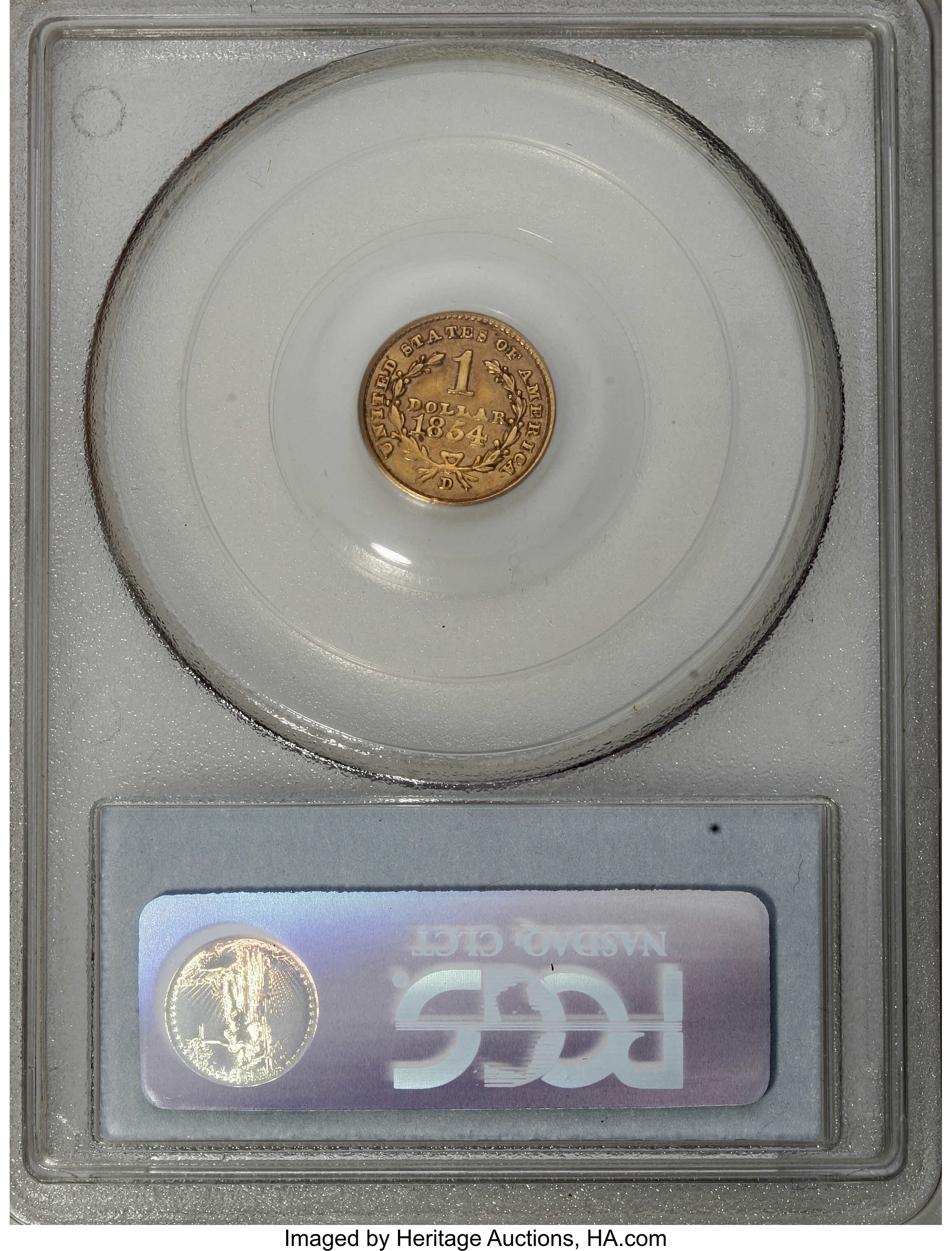 1854-D G$1 VF35 thumbnail 10