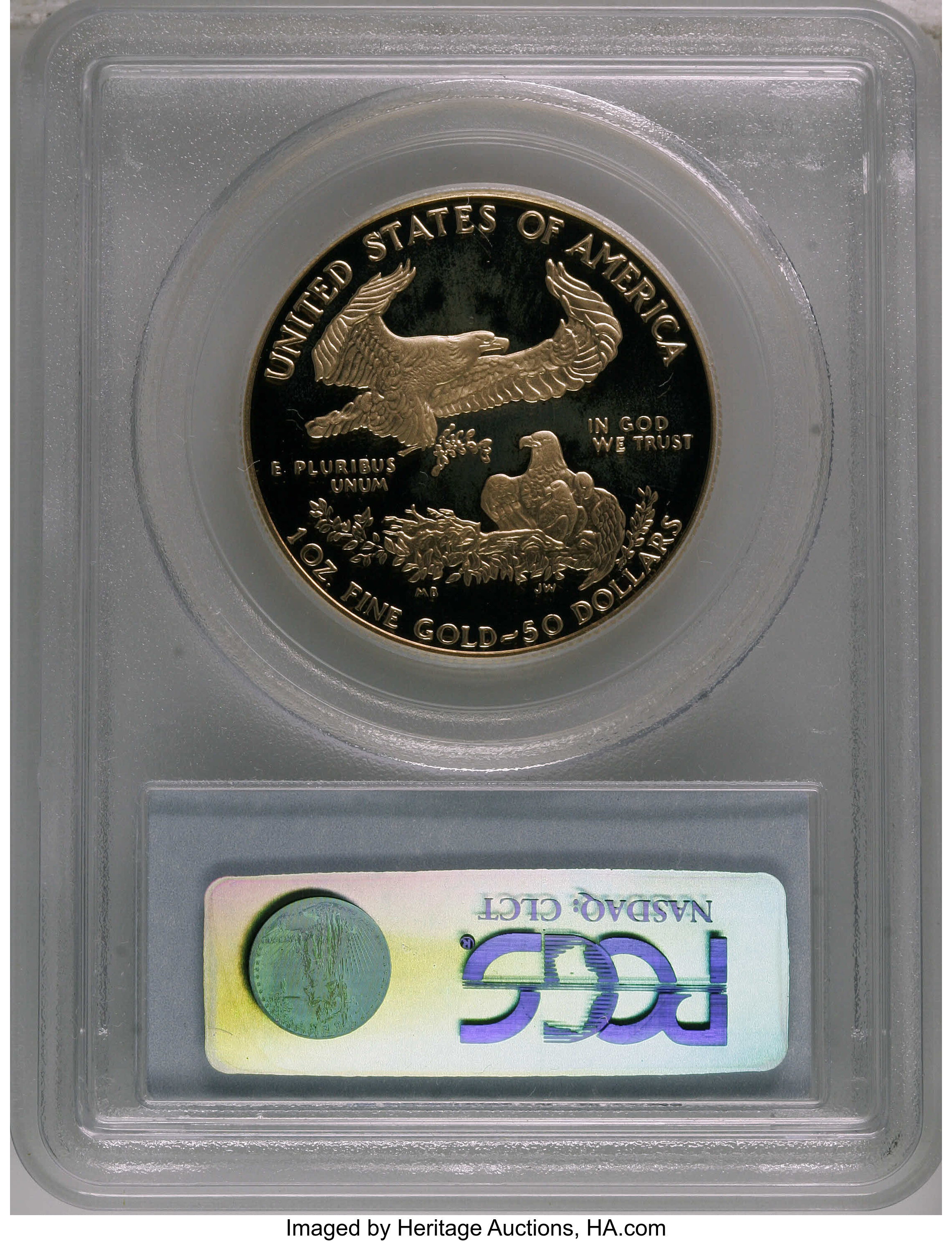 1993-W G$50  Gold Eagle PR DCAM PR65 DCAM thumbnail 12