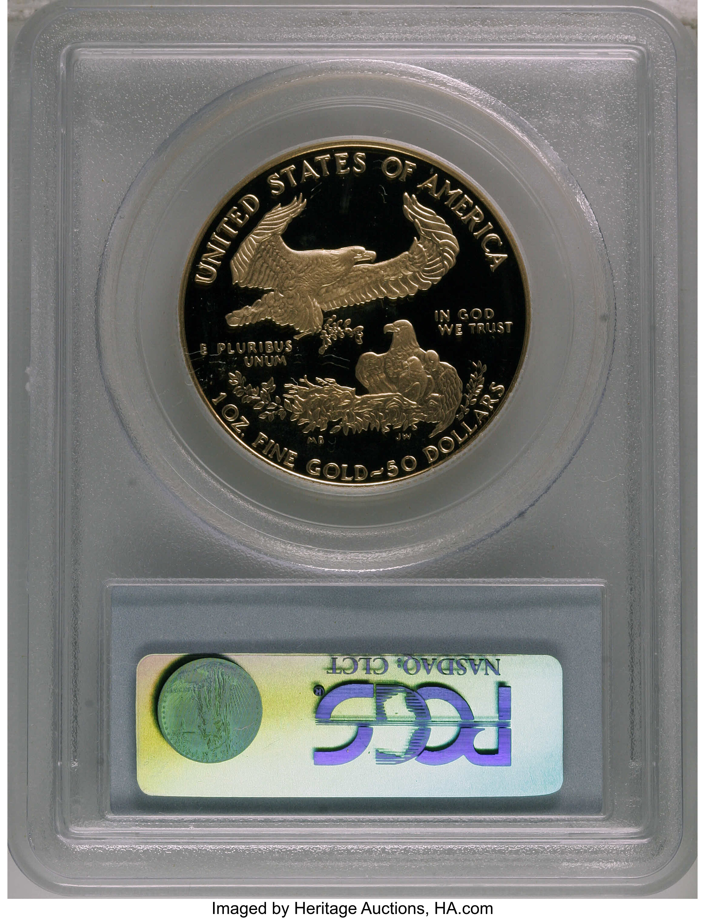 1993-W G$50  Gold Eagle PR DCAM PR65 DCAM thumbnail 10