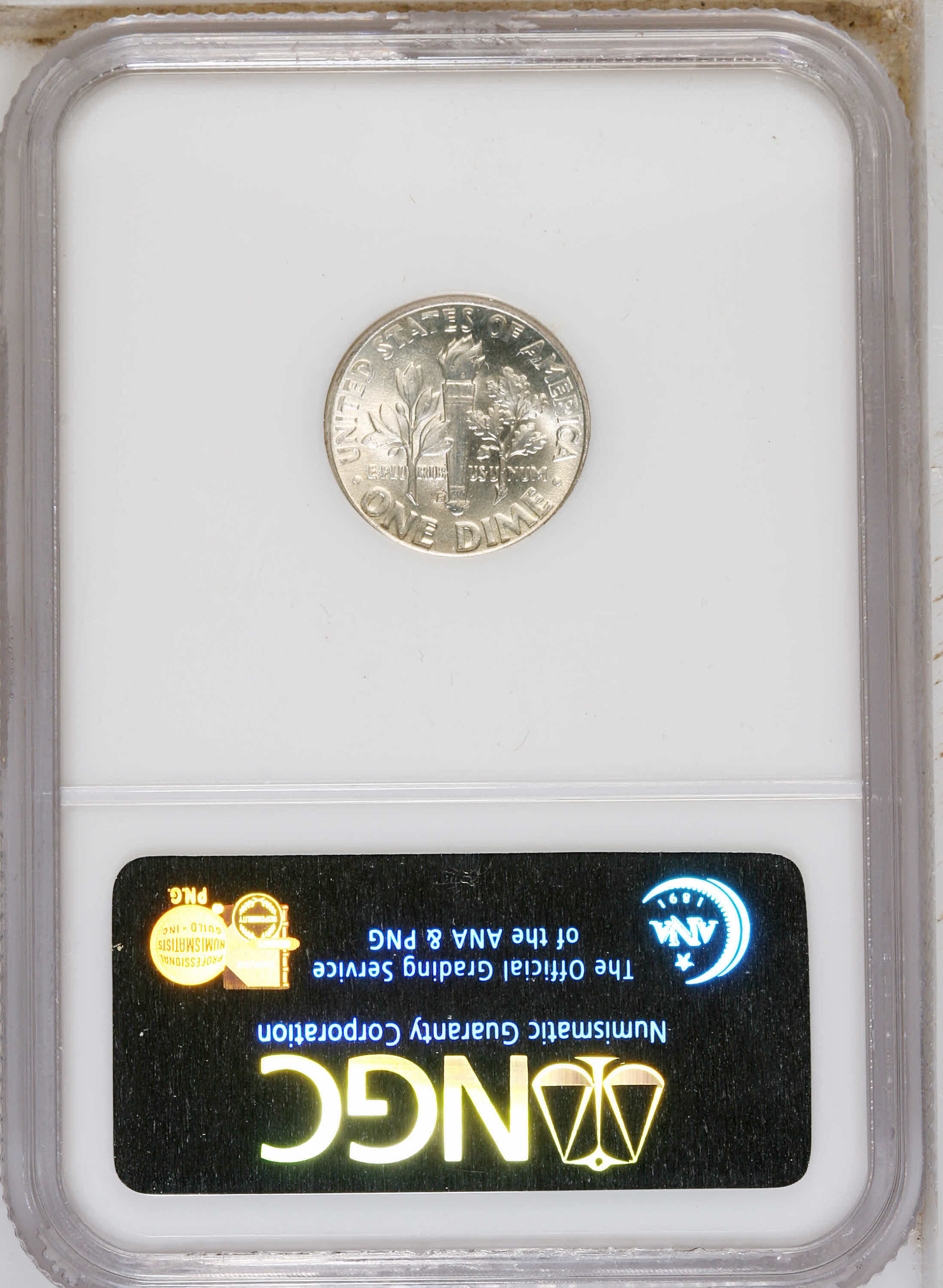 1949-D 10c MS60 CAC thumbnail 3