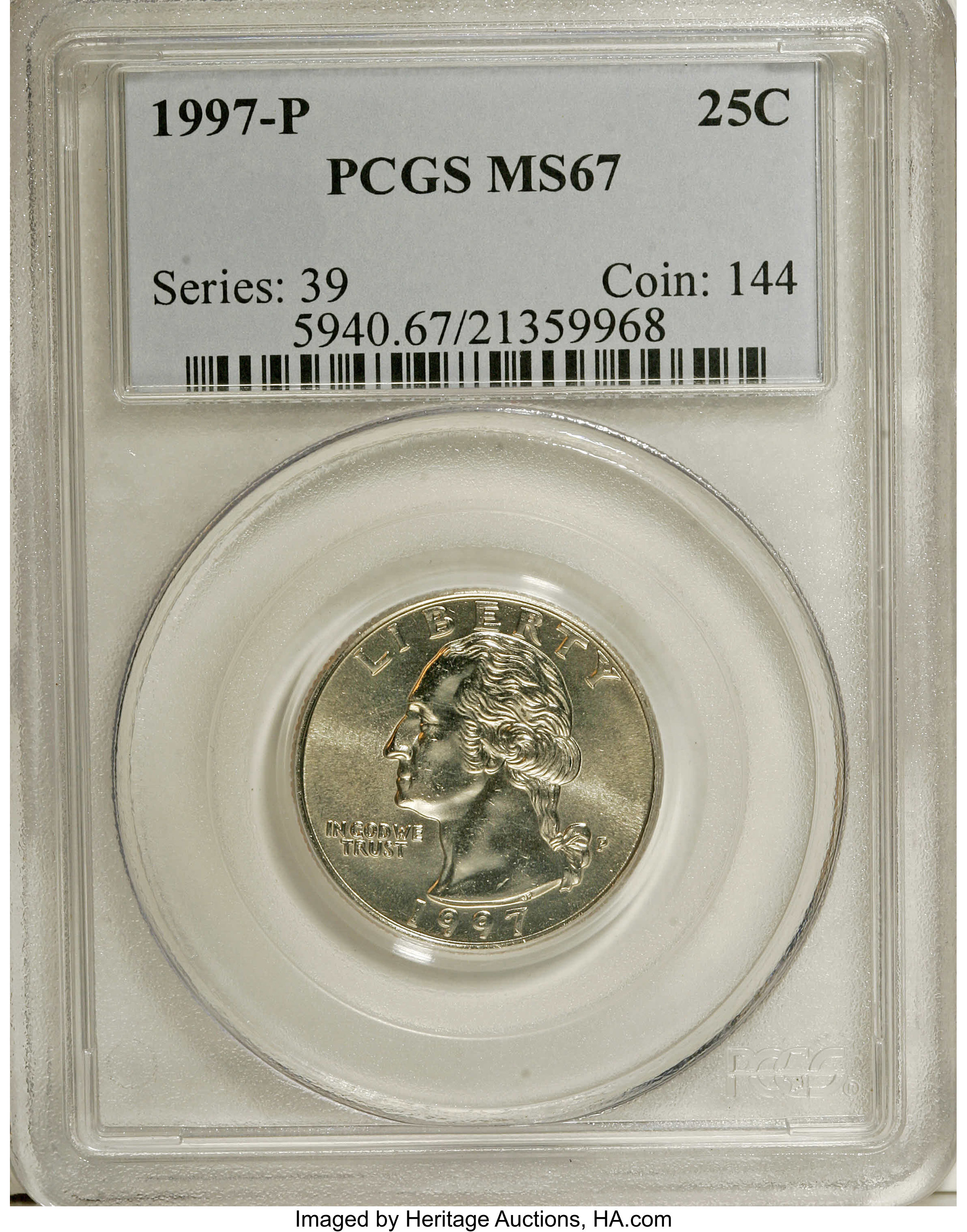 1997-P 25c MS67 CAC thumbnail 22