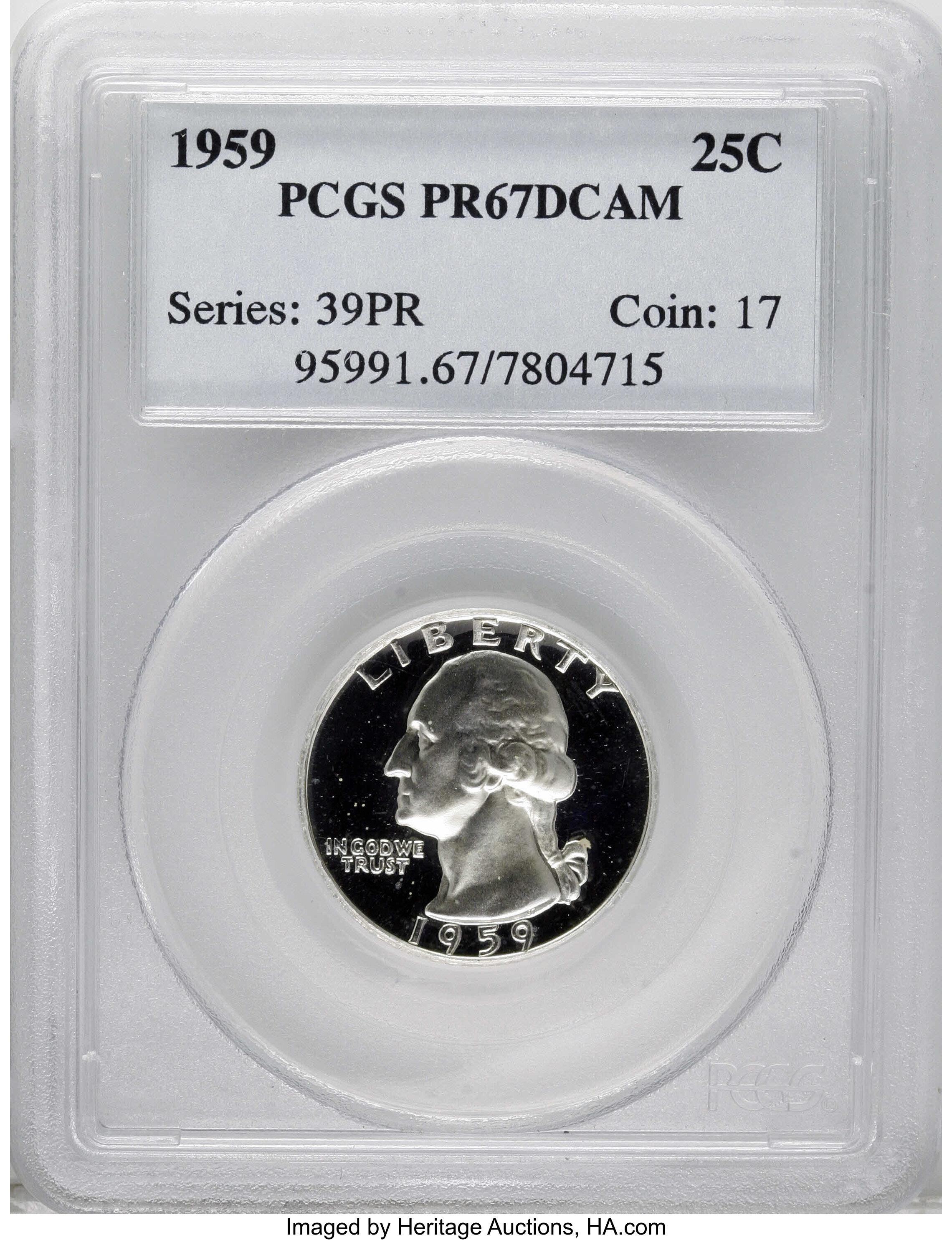 1959 25c PR DCAM PR67 DCAM thumbnail 18