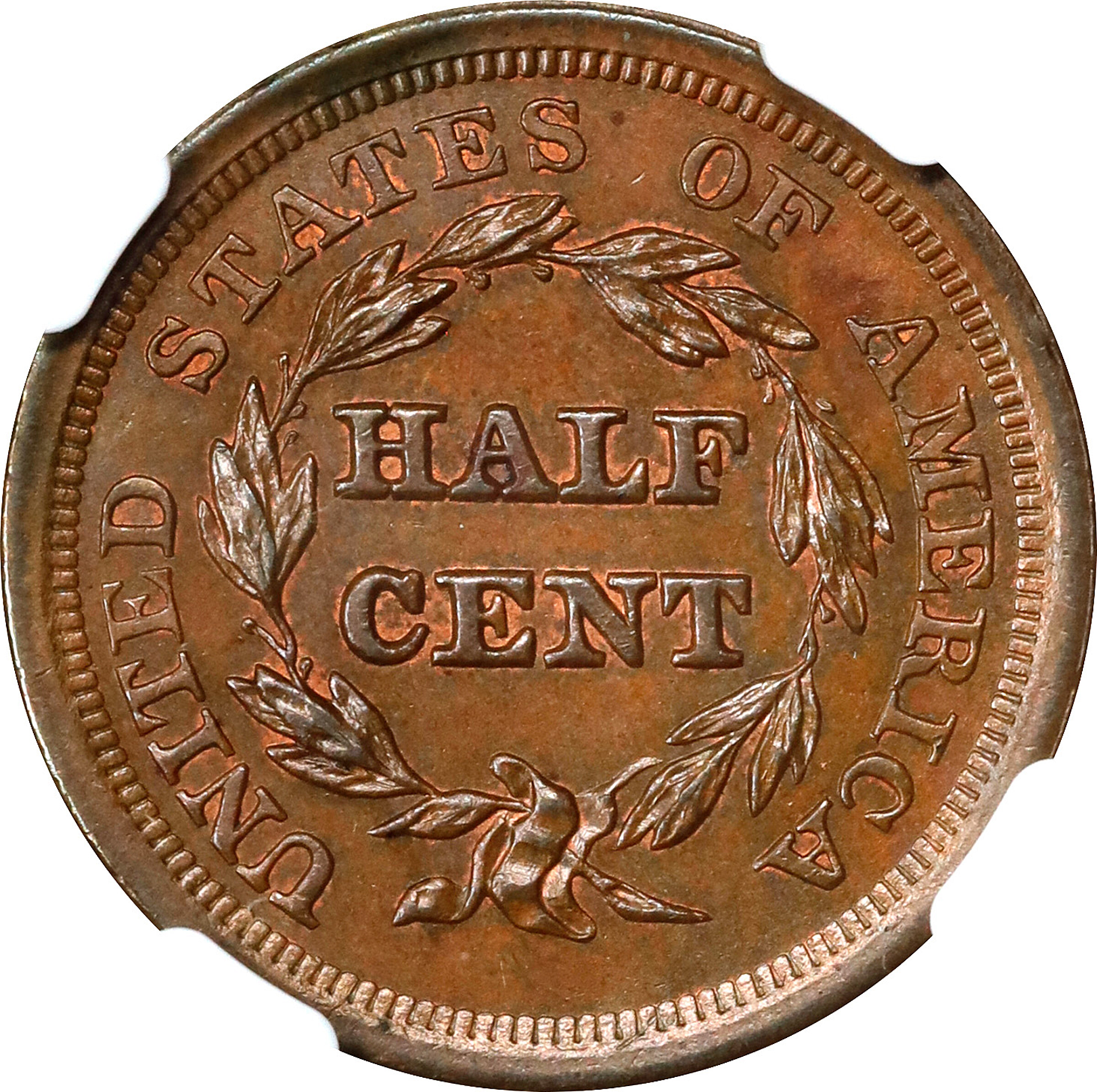 1856 1/2c C-1 MS BN MS64 BN thumbnail 2