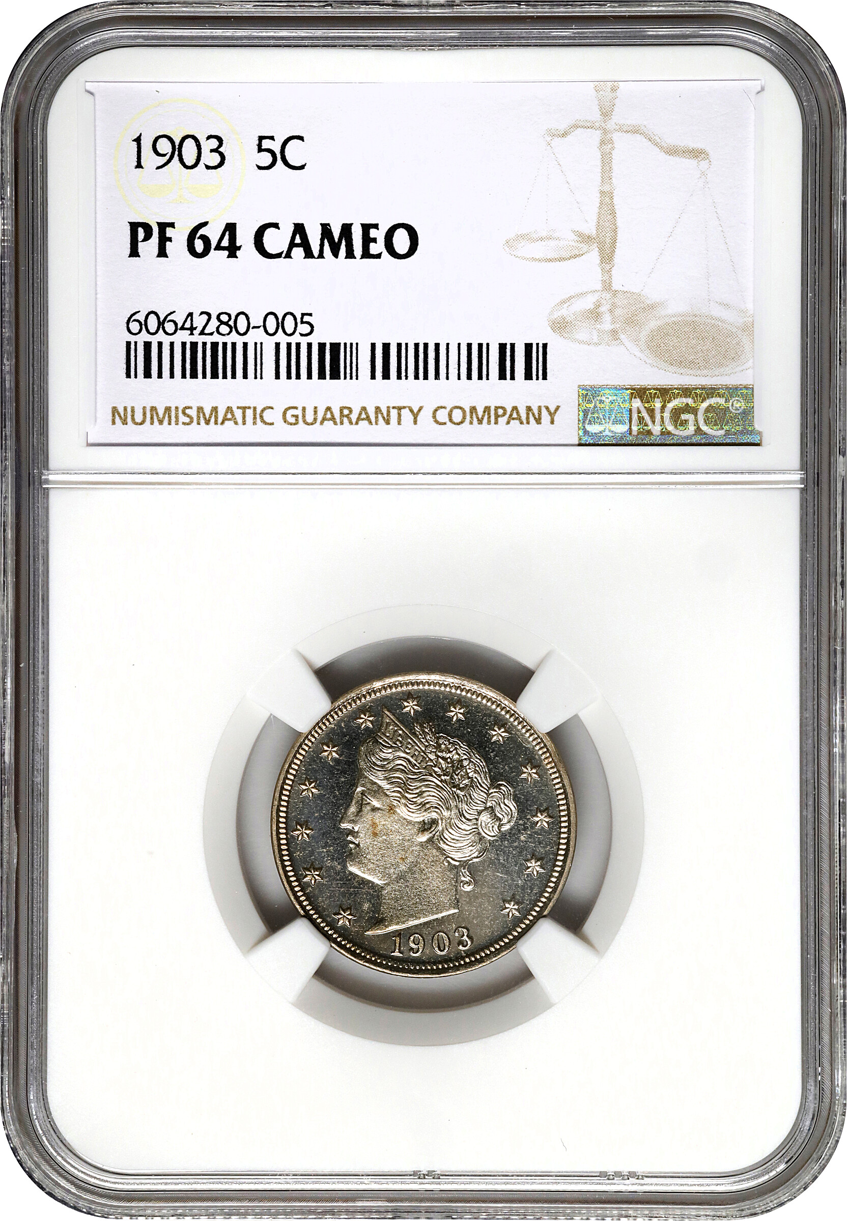 1903 5c PR CAM PR64 CAM thumbnail 7