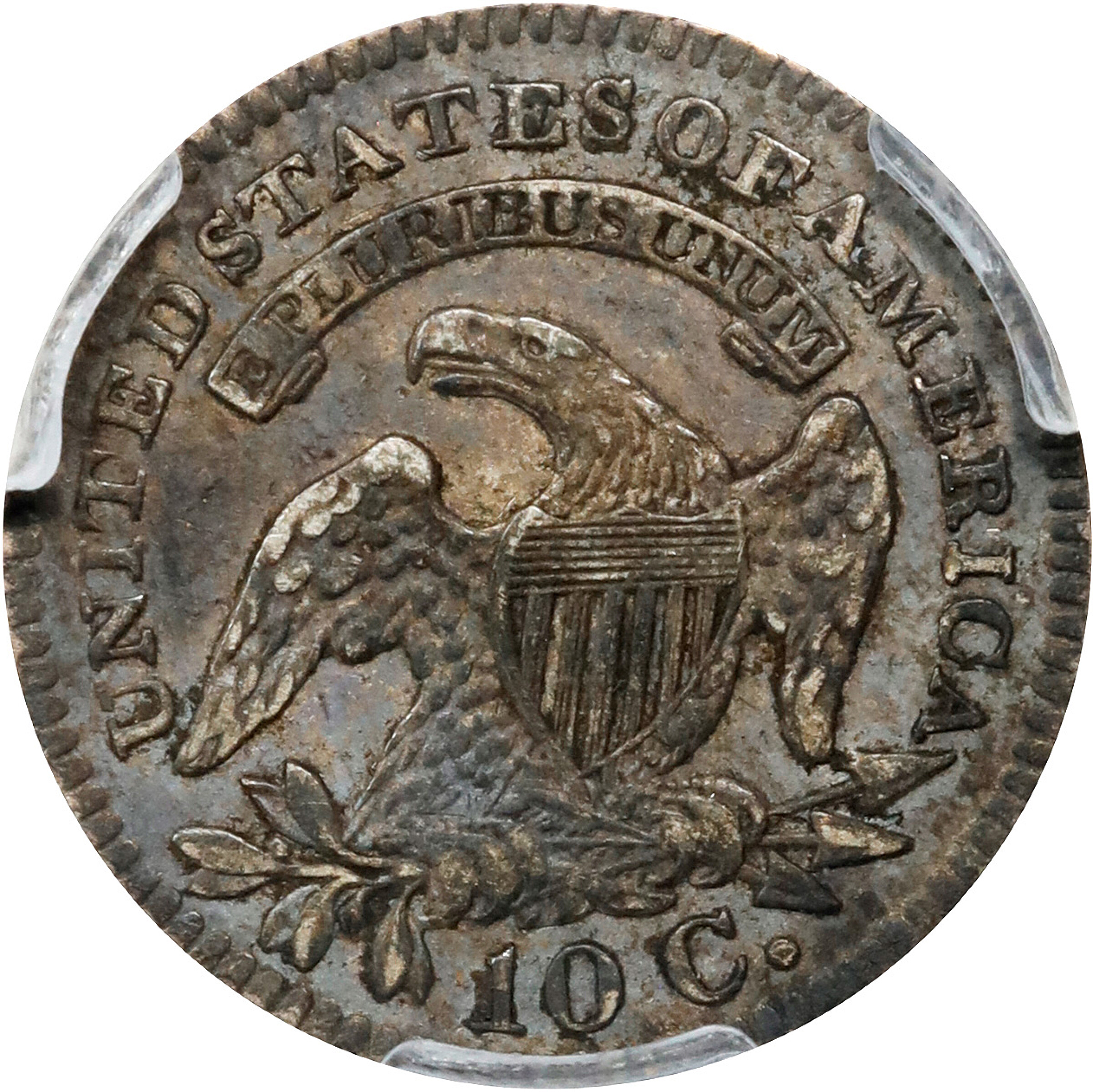 1821 10c Large Date MS61 CAC thumbnail 15