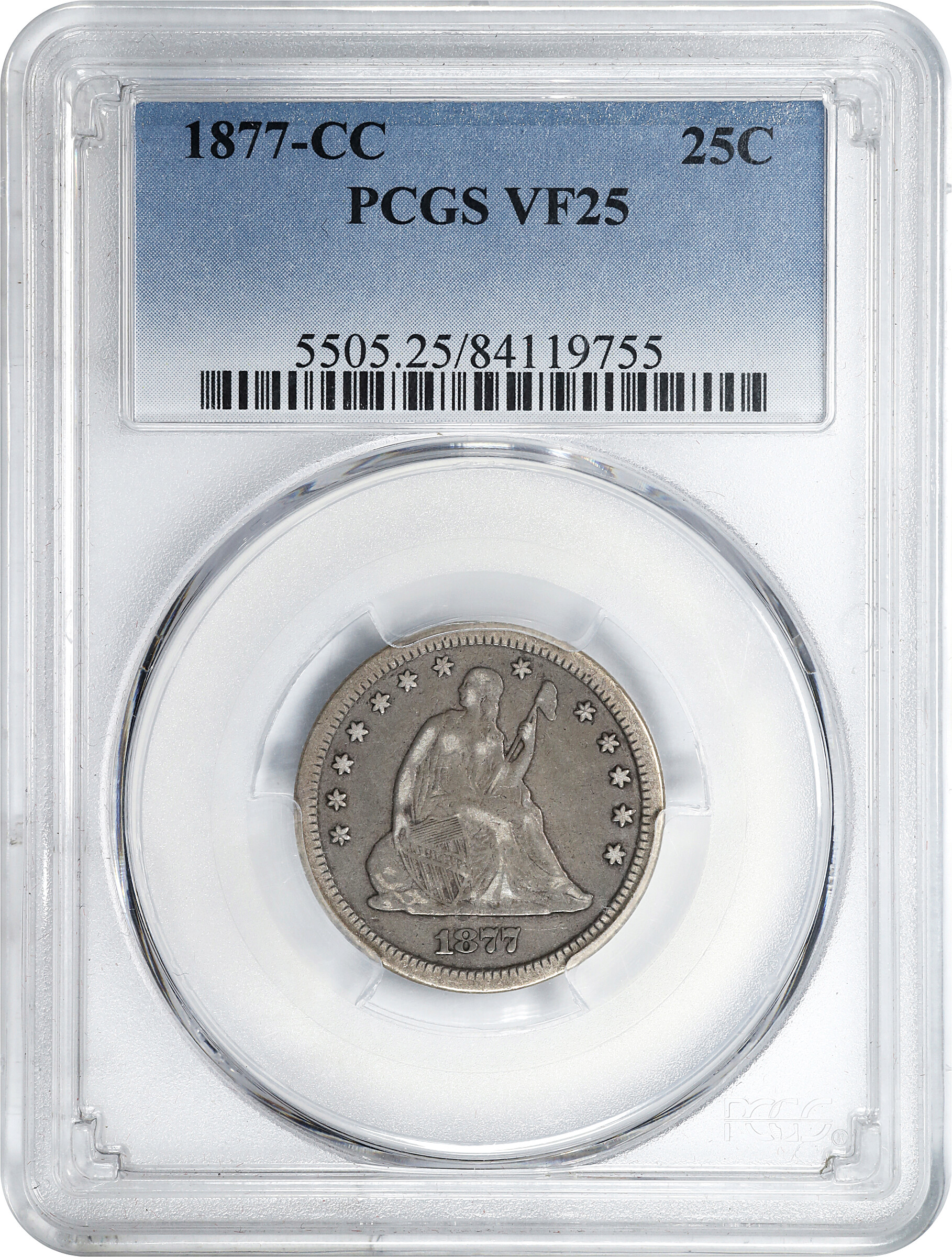 1877-CC 25c VF25 thumbnail 3