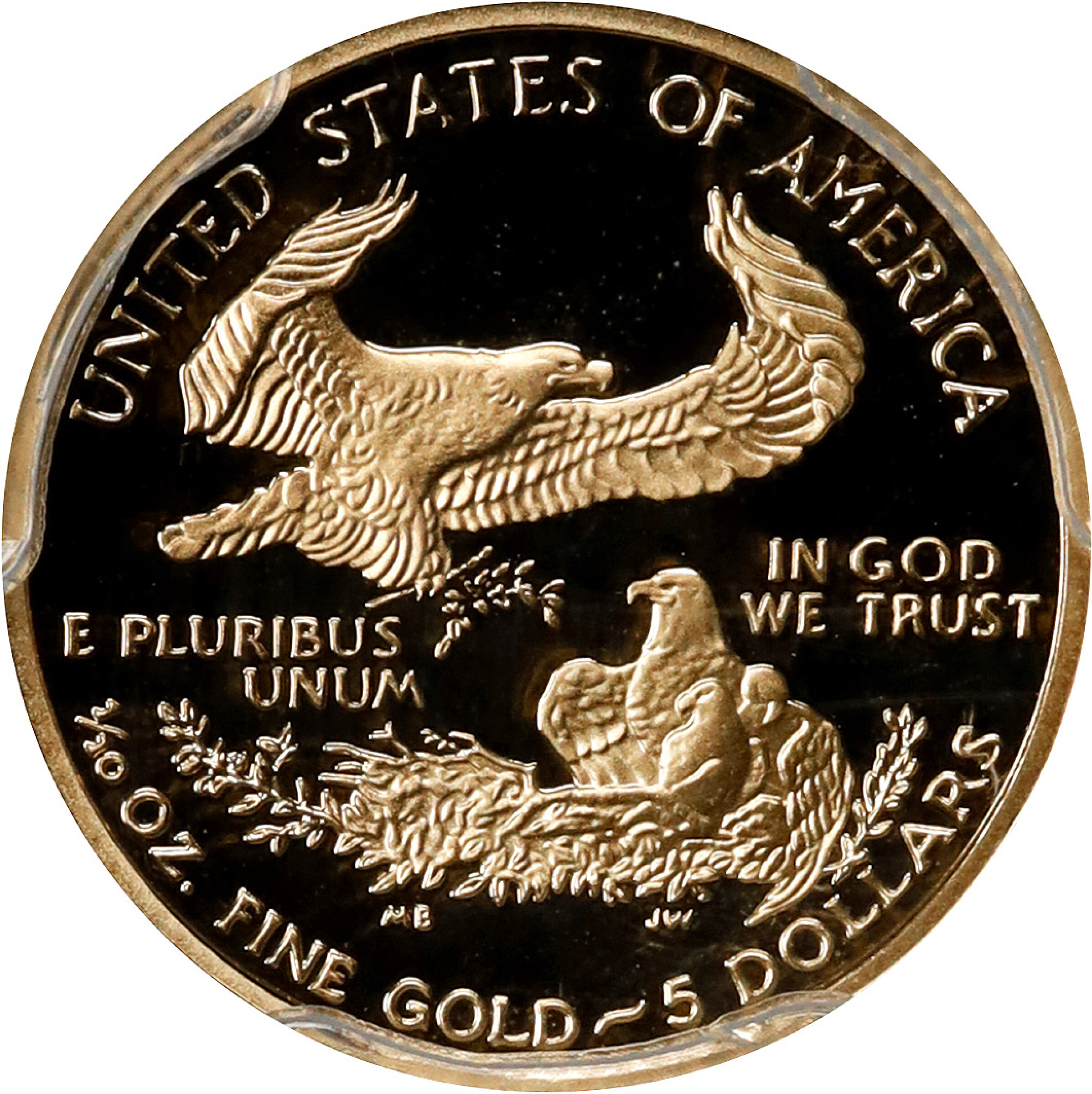 2004-W $5  Gold Eagle PR DCAM OGP thumbnail 3
