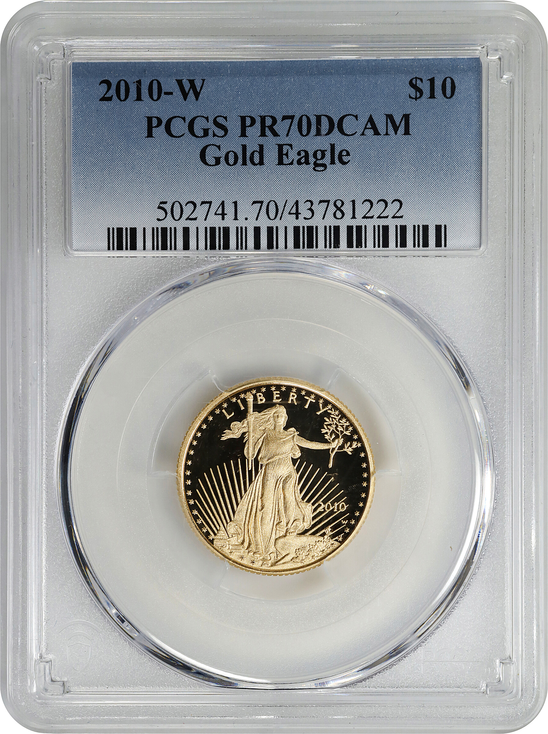 2010-W $10  Gold Eagle PR DCAM PR65 DCAM thumbnail 19