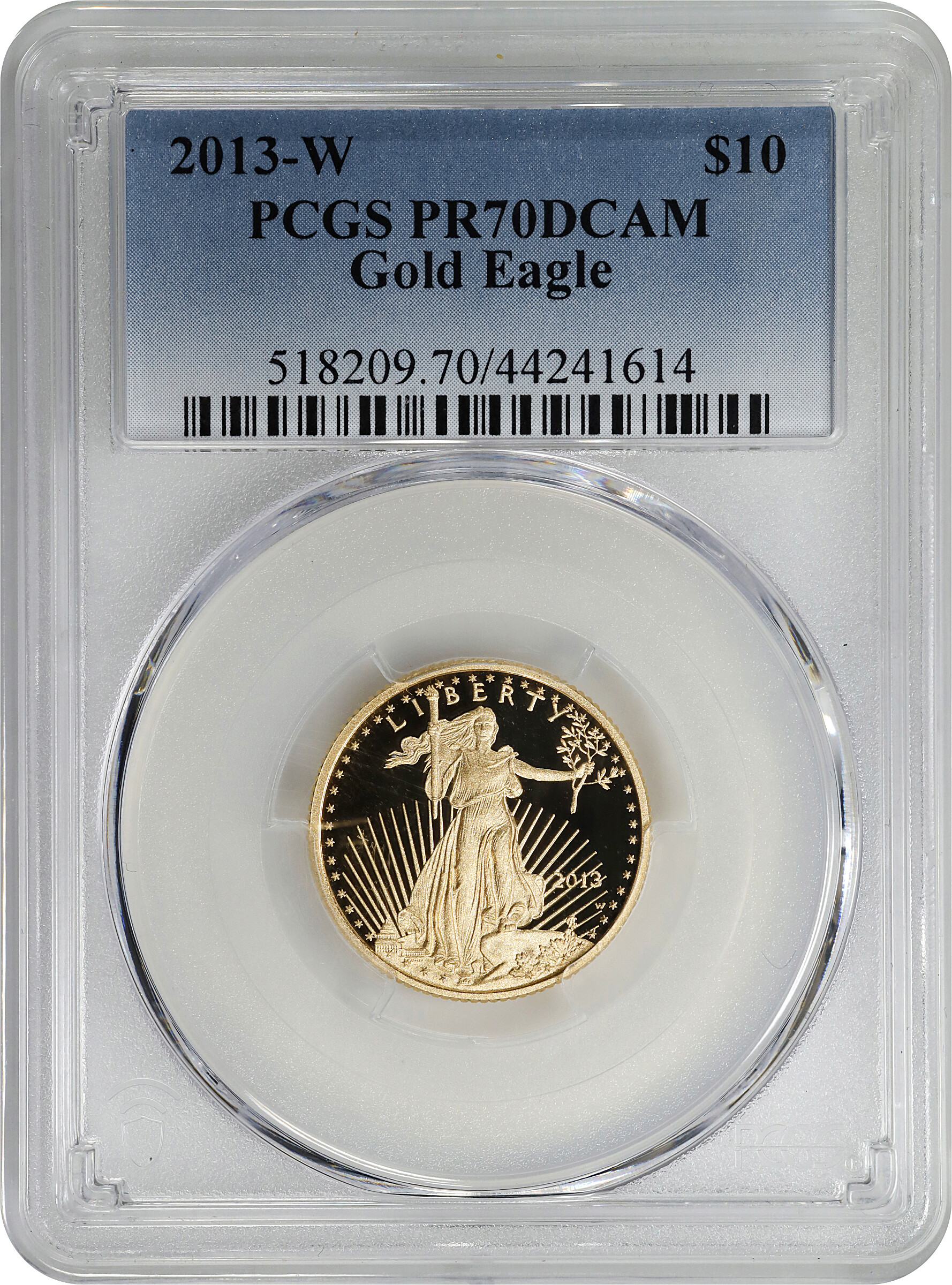 2013-W $10  Gold Eagle PR DCAM PR65 DCAM thumbnail 3