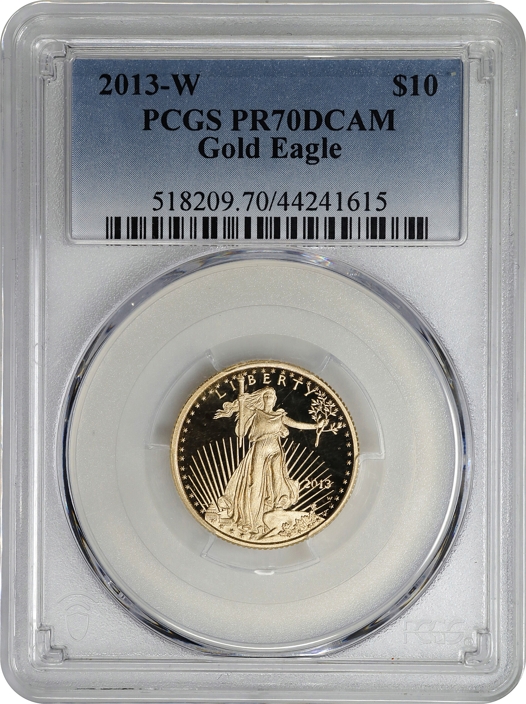 2013-W $10  Gold Eagle PR DCAM PR65 DCAM thumbnail 7