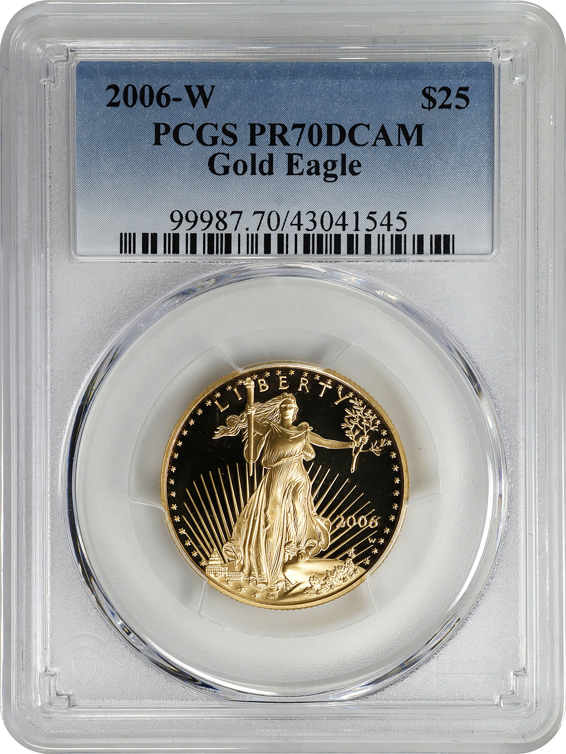 2006-W $25  Gold Eagle PR DCAM PR68 DCAM thumbnail 20