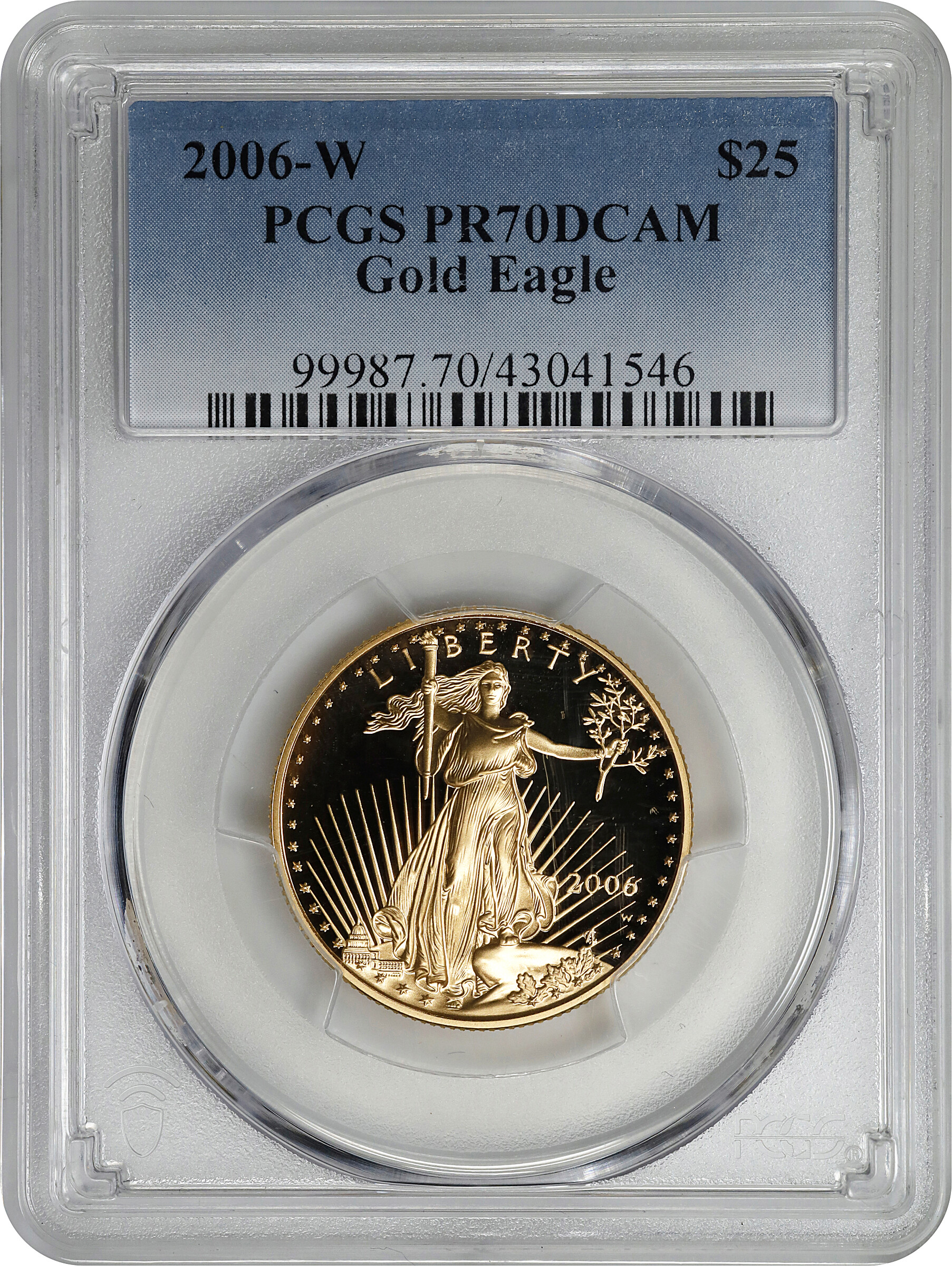 2006-W $25  Gold Eagle PR DCAM PR68 DCAM thumbnail 24
