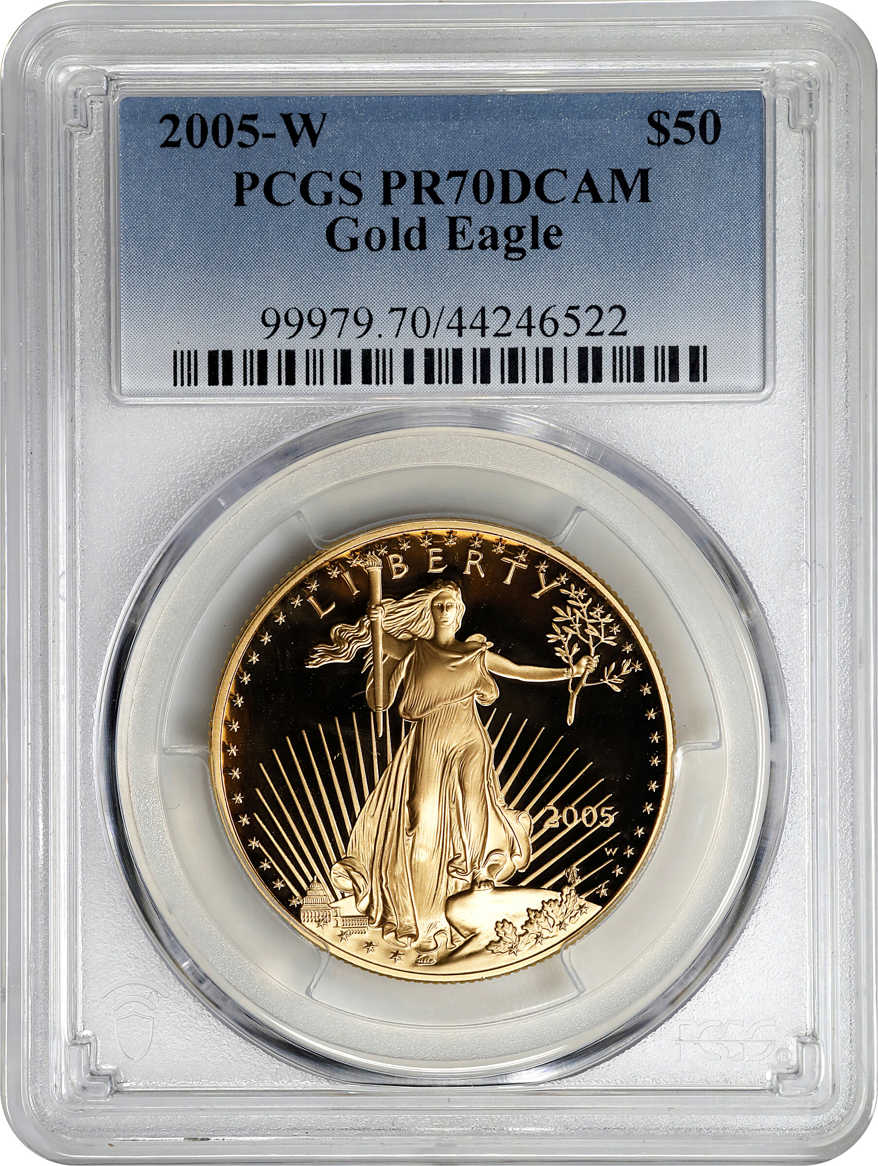 2005-W G$50  Gold Eagle PR DCAM OGP thumbnail 9