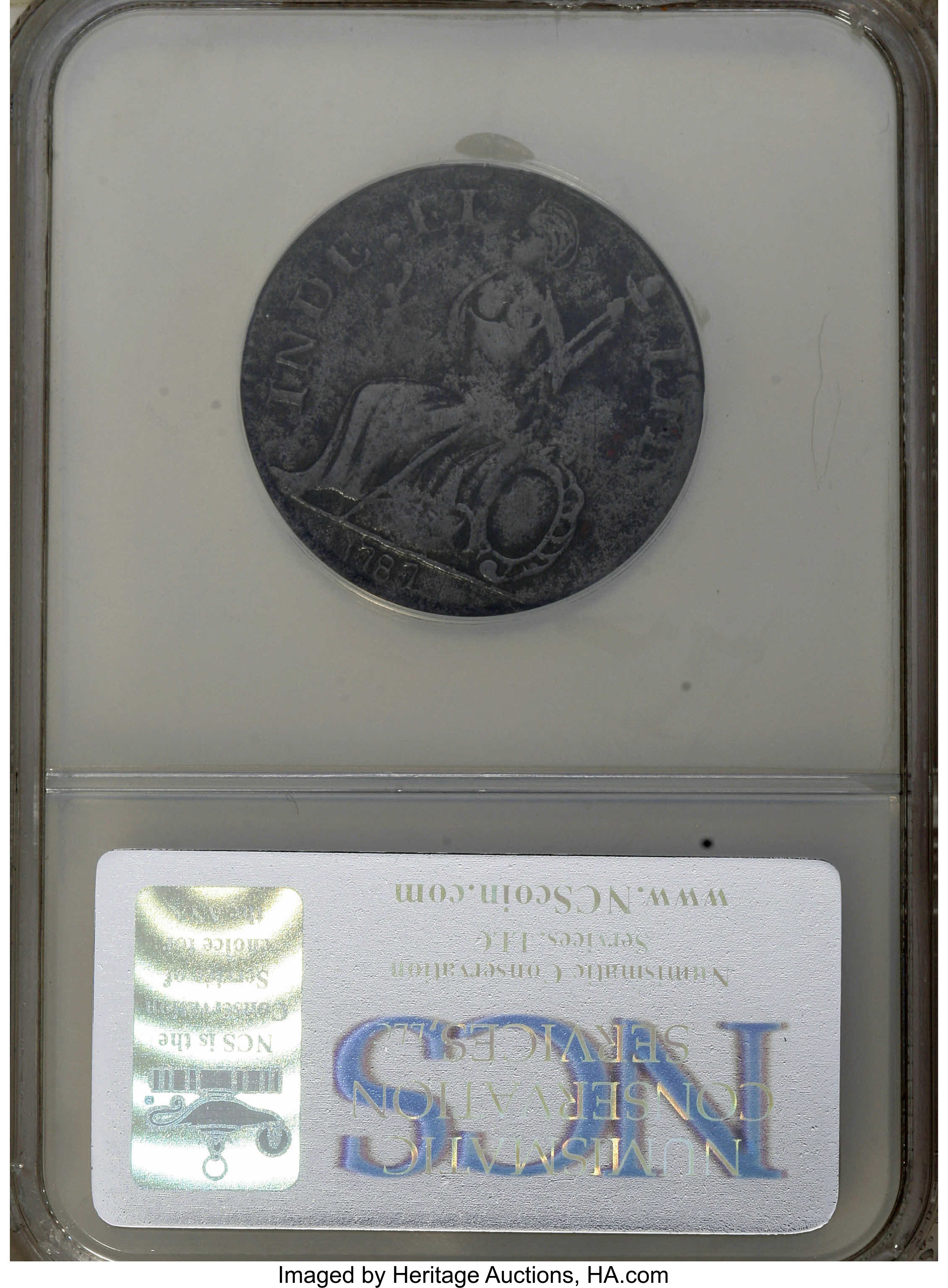 1787 Copper Connecticut, Small Head Right, INDE ET MS BN G4 BN thumbnail 25