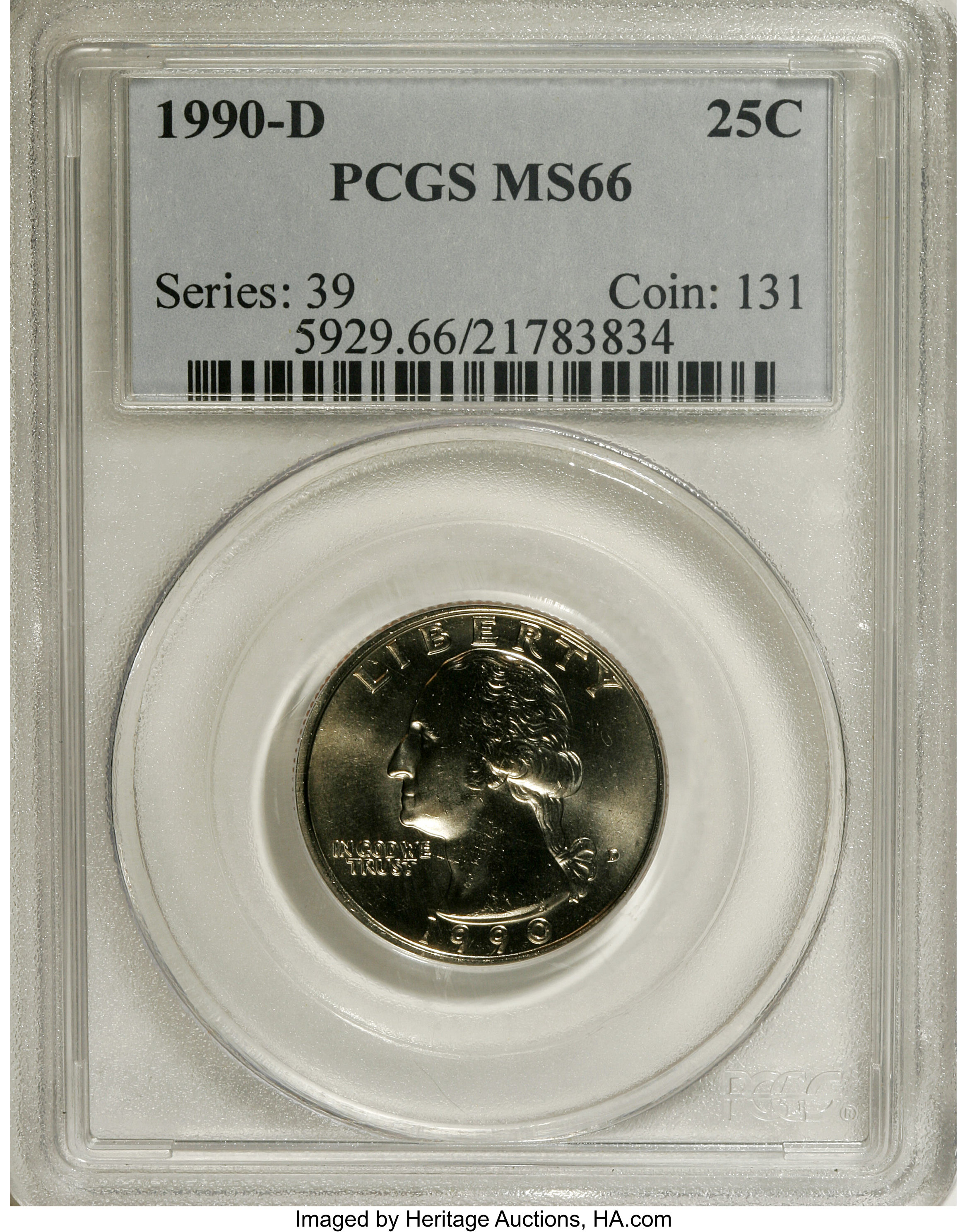 1990-D 25c VF30 thumbnail 17