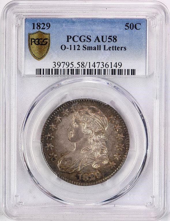 1829 50c Small Letters, O-112 MS61 thumbnail 17
