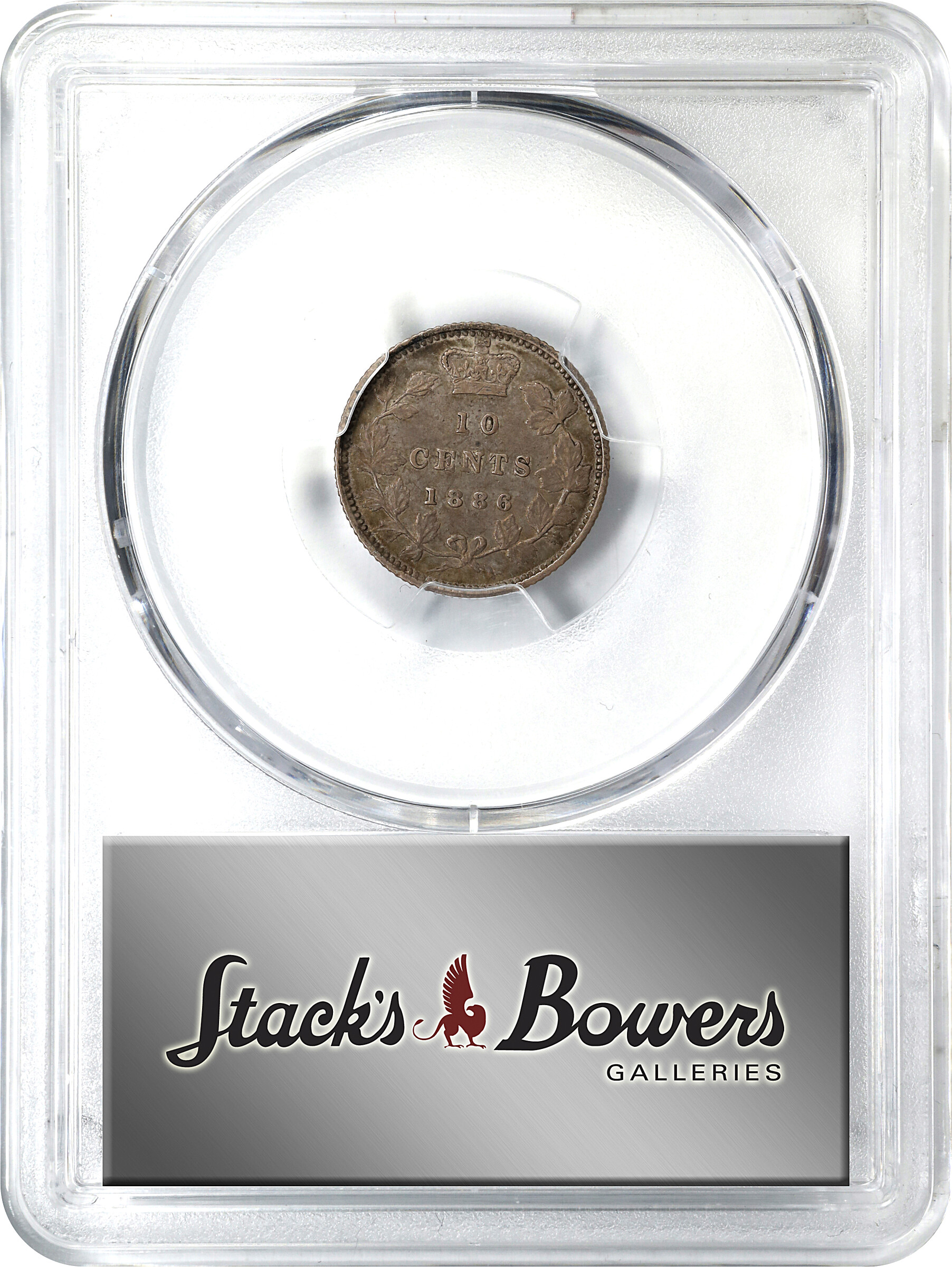1886 10c Large Knob 6 AU50 thumbnail 4