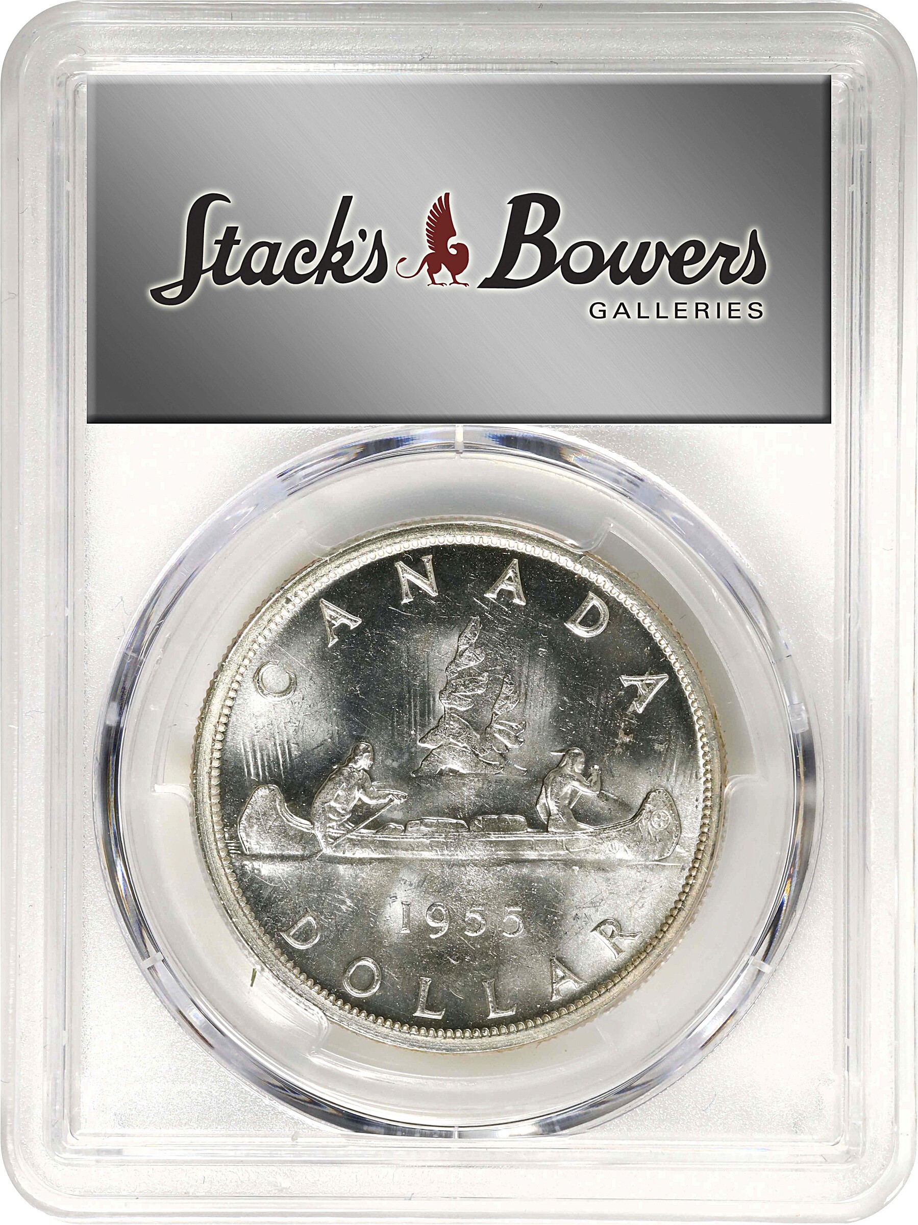 1955 S$1 Arnprior, No Die Break F15 thumbnail 12